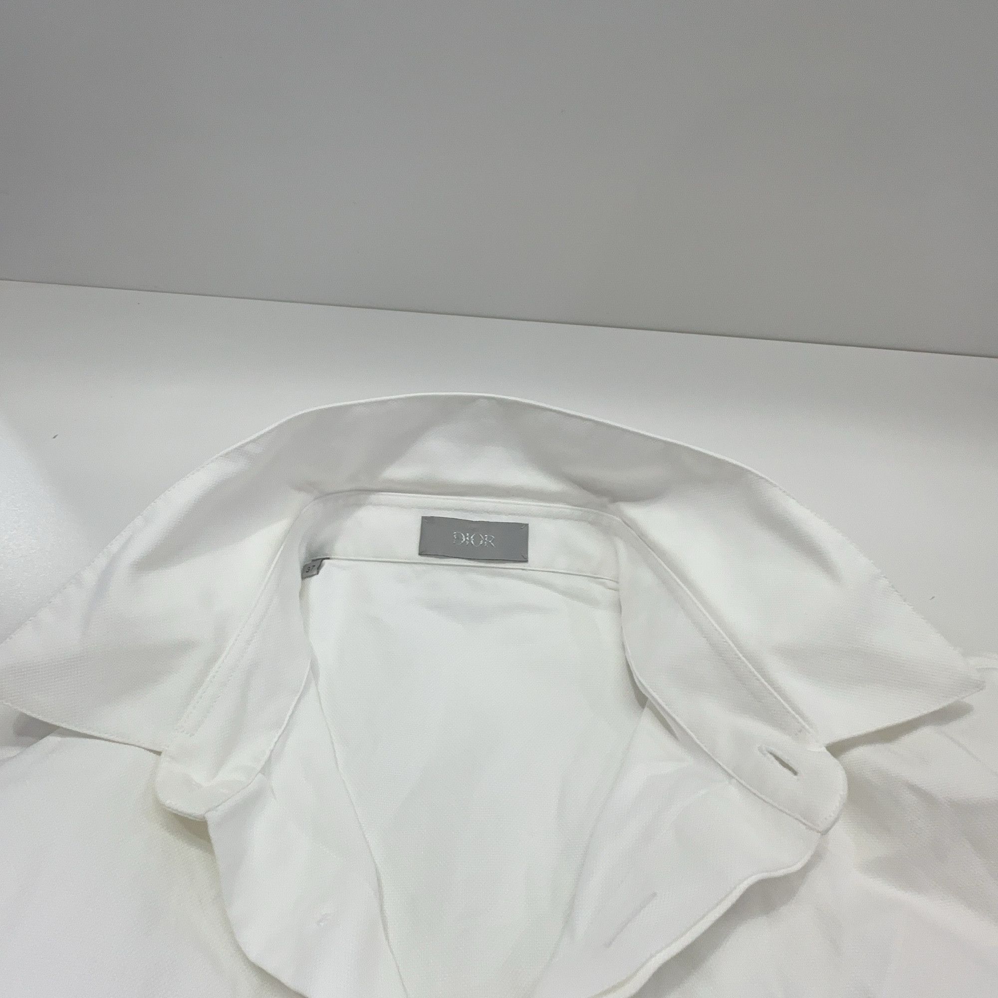 Dior Dior Logo Button Up Shirt White Size S Size US S / EU 44-46 / 1 - 5 Thumbnail