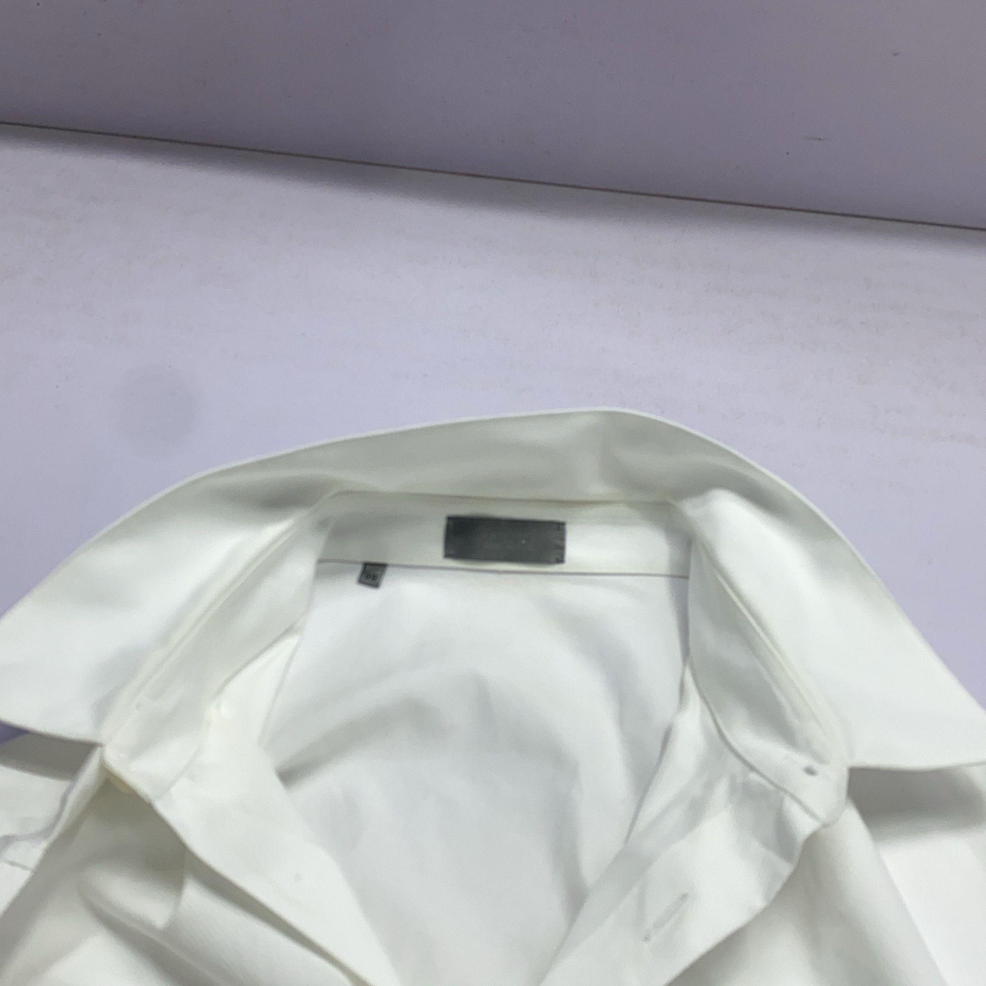 Dior Dior White Cotton Button Up Shirt Size 39 Size US M / EU 48-50 / 2 - 7 Thumbnail