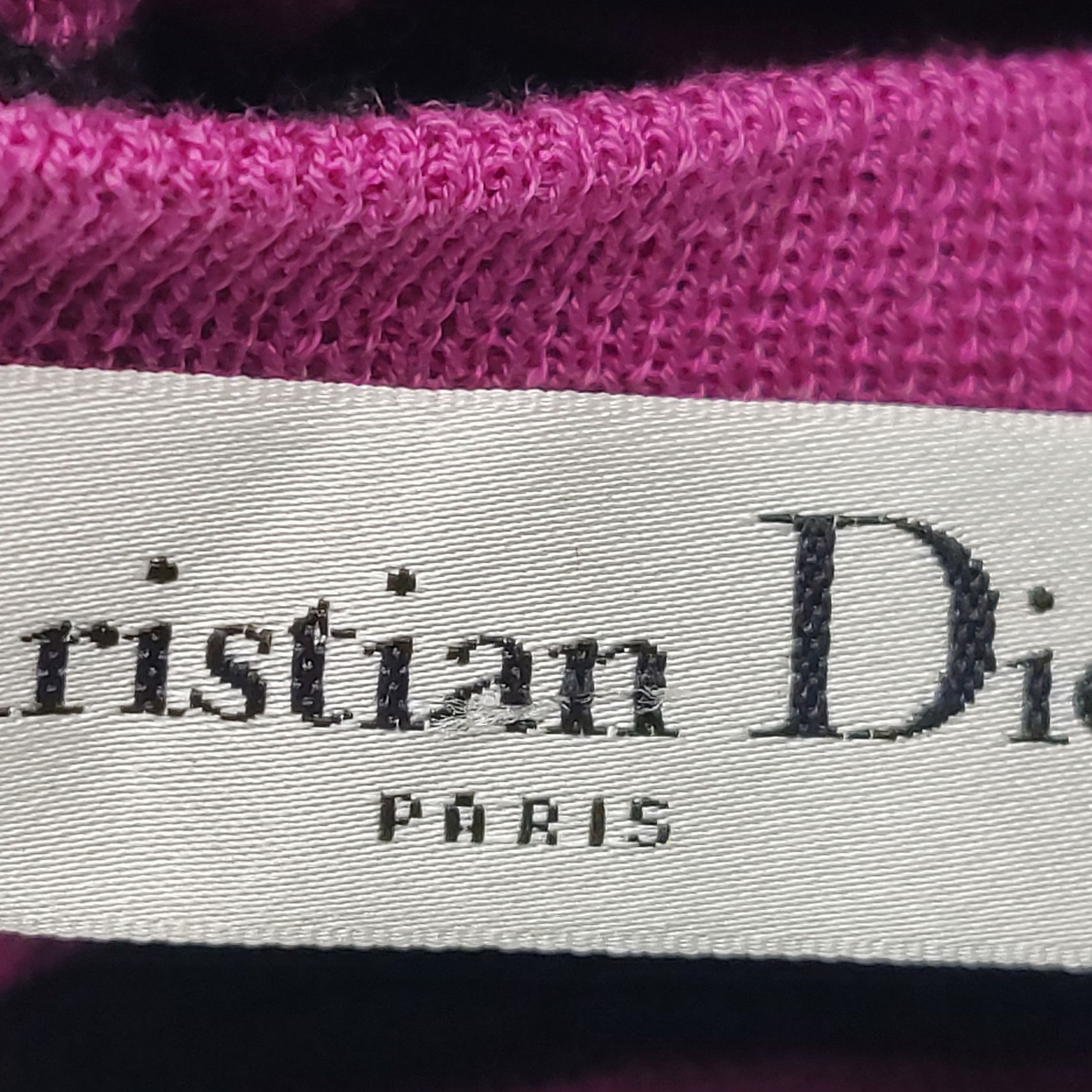 Christian Dior Monsieur Christian Dior Striped Logo Knit Sweater Size 36 Size XS / US 0-2 / IT 36-38 - 10 Thumbnail