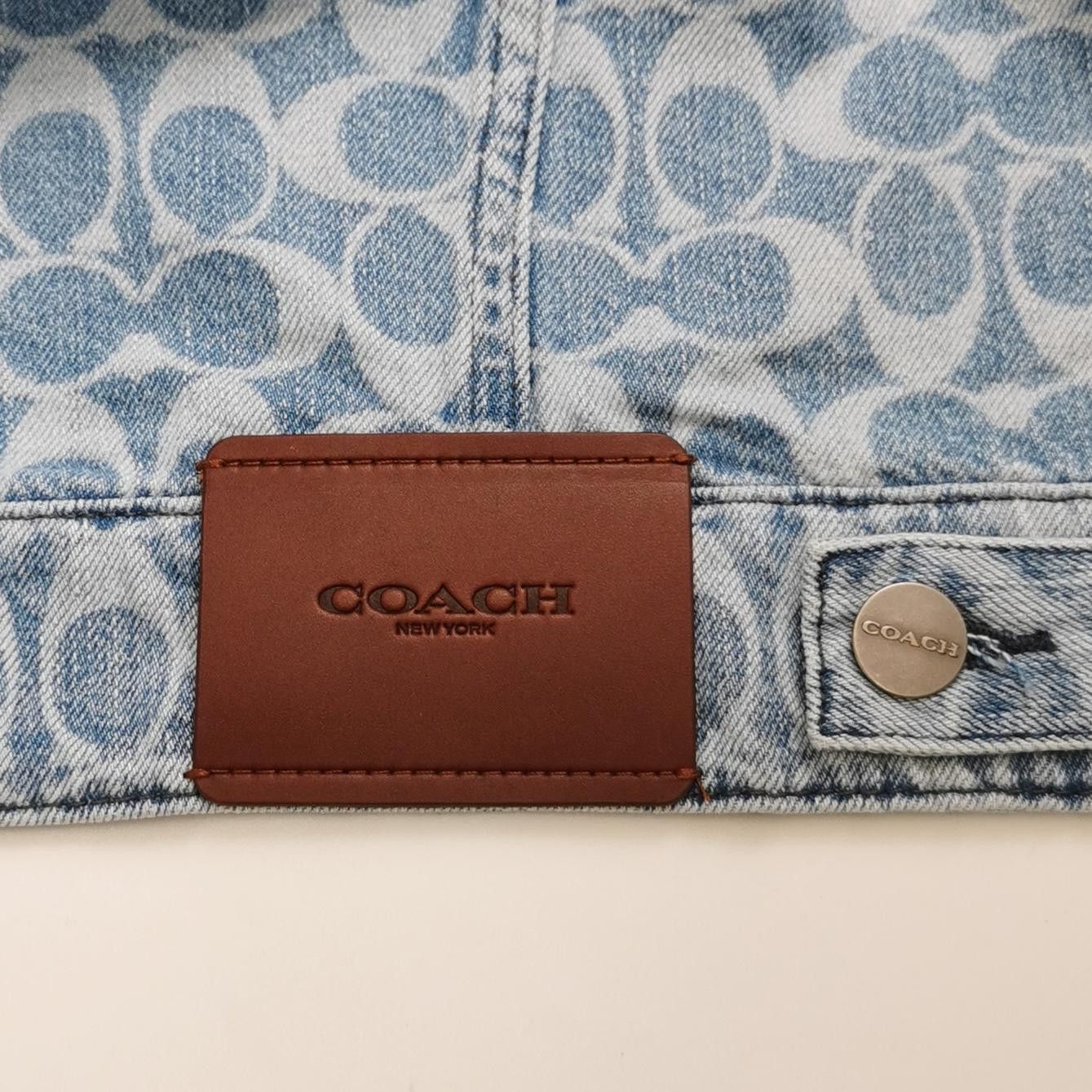 Coach Coach Monogram Denim Jacket Size S Size US S / EU 44-46 / 1 - 3 Thumbnail