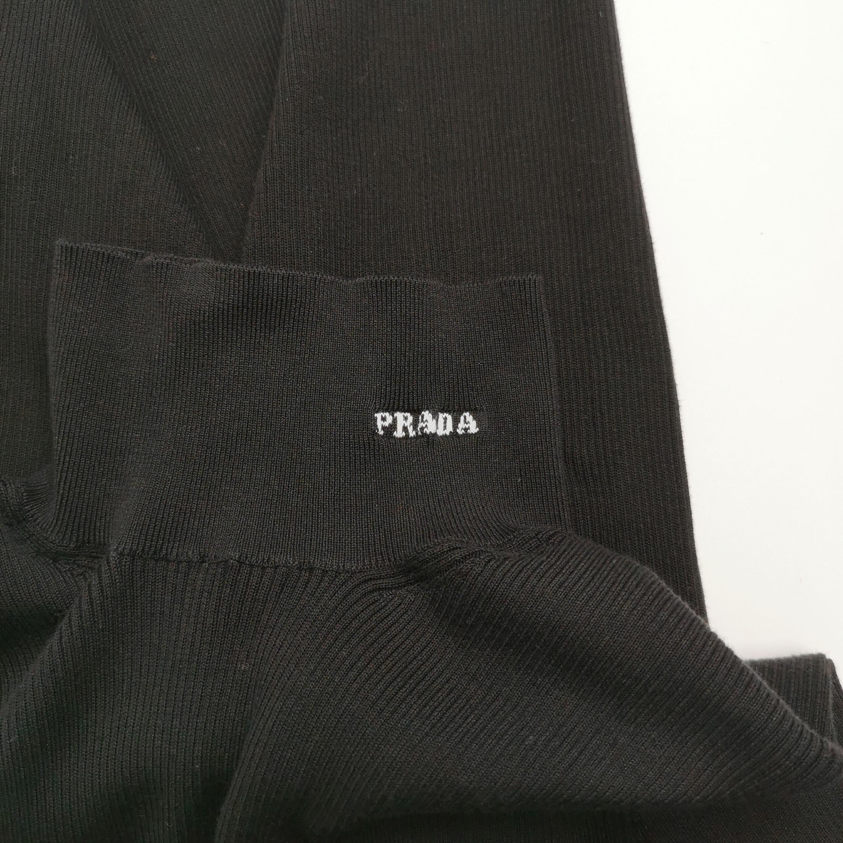 Prada Prada Logo Ribbed Turtleneck Sweater Size 44 Size US S / EU 44-46 / 1 - 3 Thumbnail