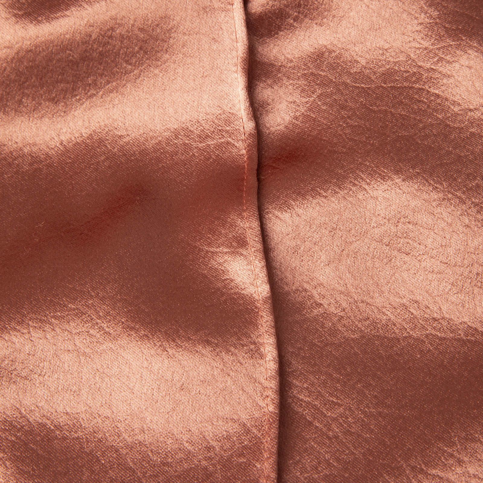 Cinq a Sept Copper Satin Straight Trousers Size 27" / US 4 / IT 40 - 3 Thumbnail