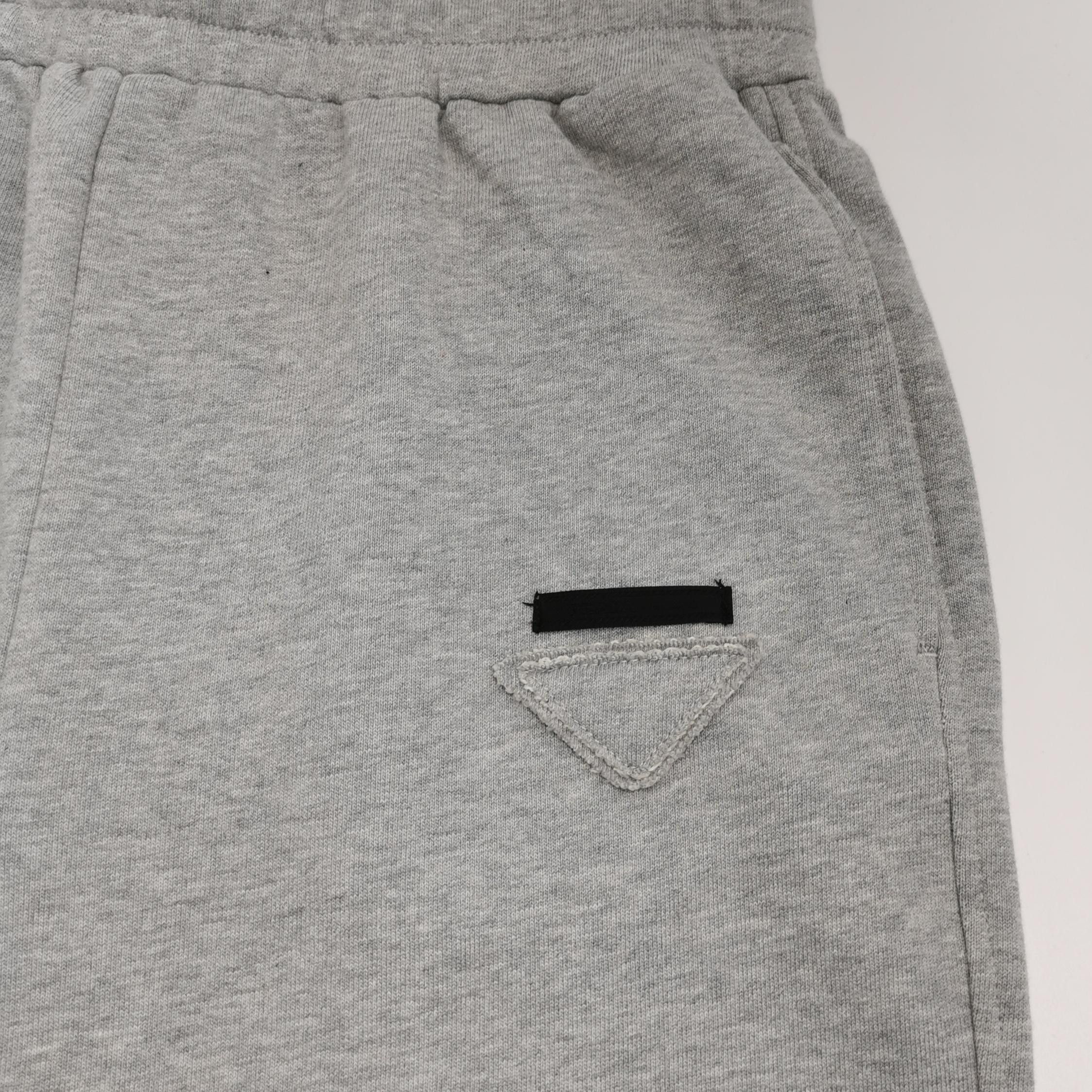 Prada Prada Triangle Logo Sweatpants Gray M Size US 32 / EU 48 - 3 Thumbnail