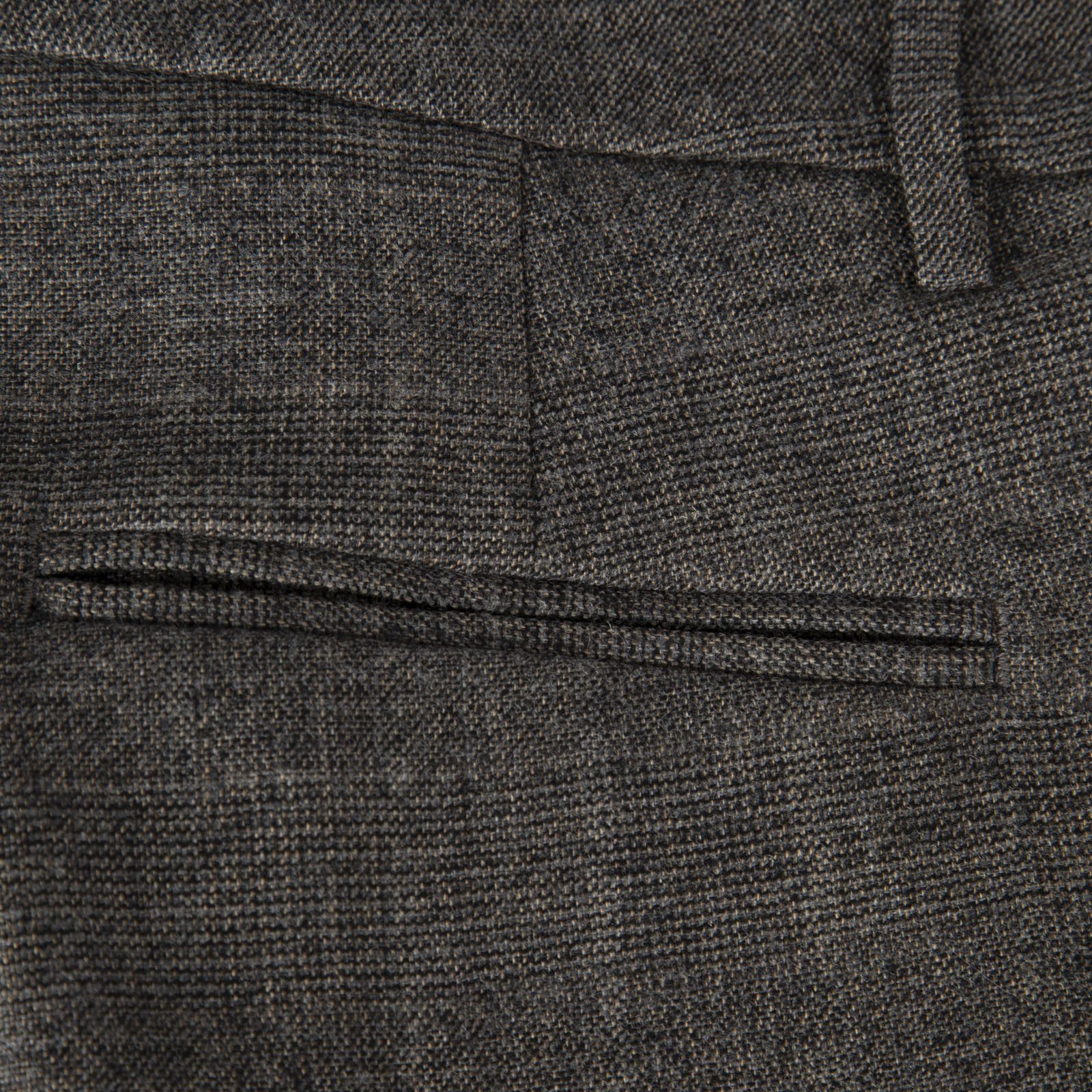 Etro Grey Wool Slim Trousers Size 26" / US 2 / IT 38 - 3 Thumbnail