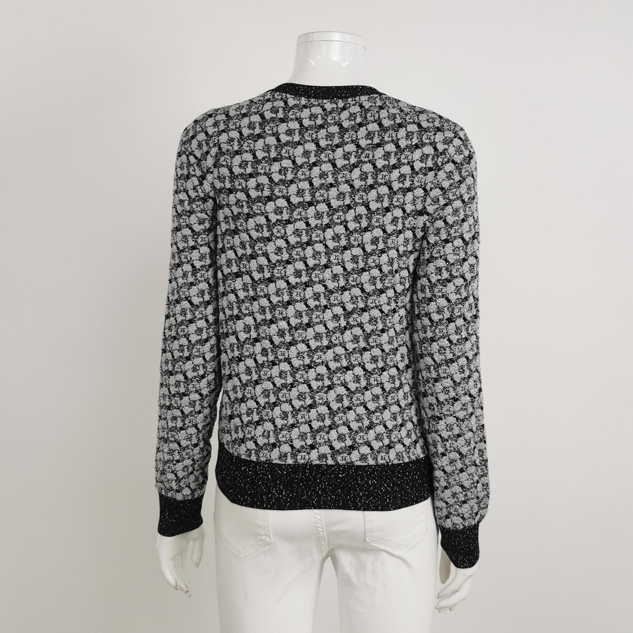 Chanel Chanel Metallic Patterned Sweater Size 36 Size XS / US 0-2 / IT 36-38 - 2 Thumbnail