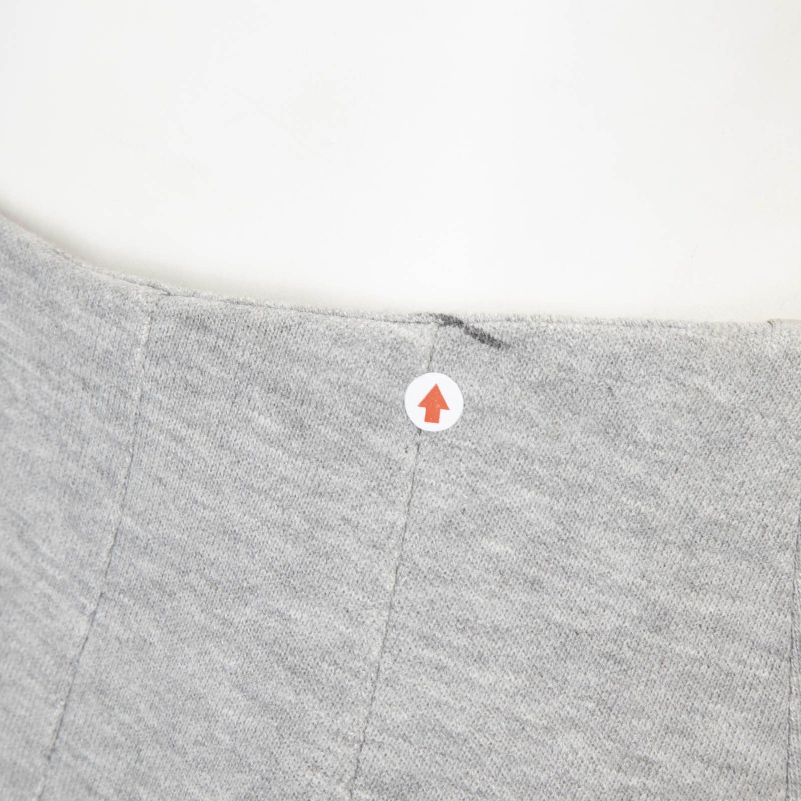 Saint Laurent Paris Grey Knee Length Flared Skirt Size 26" / US 2 / IT 38 - 4 Thumbnail