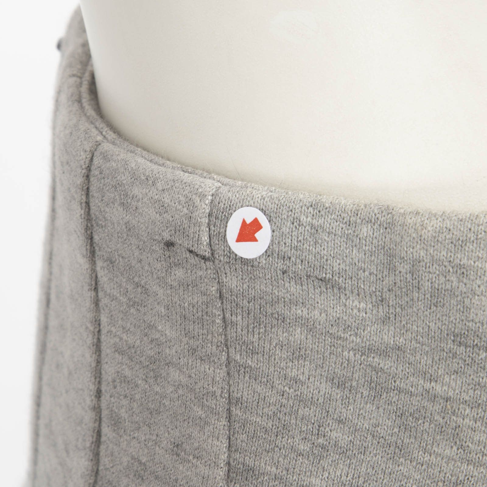 Saint Laurent Paris Grey Knee Length Flared Skirt Size 26" / US 2 / IT 38 - 6 Thumbnail