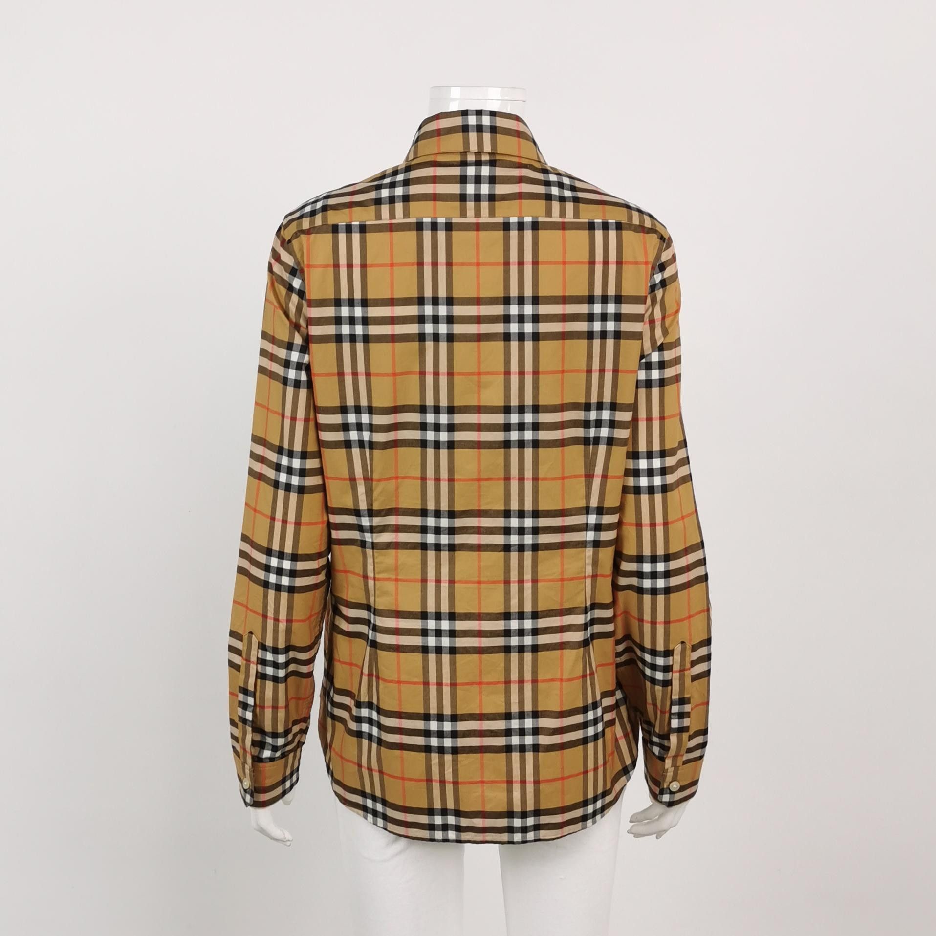 Burberry Burberry Check Button Up Shirt US 6 Size M / US 6-8 / IT 42-44 - 2 Thumbnail