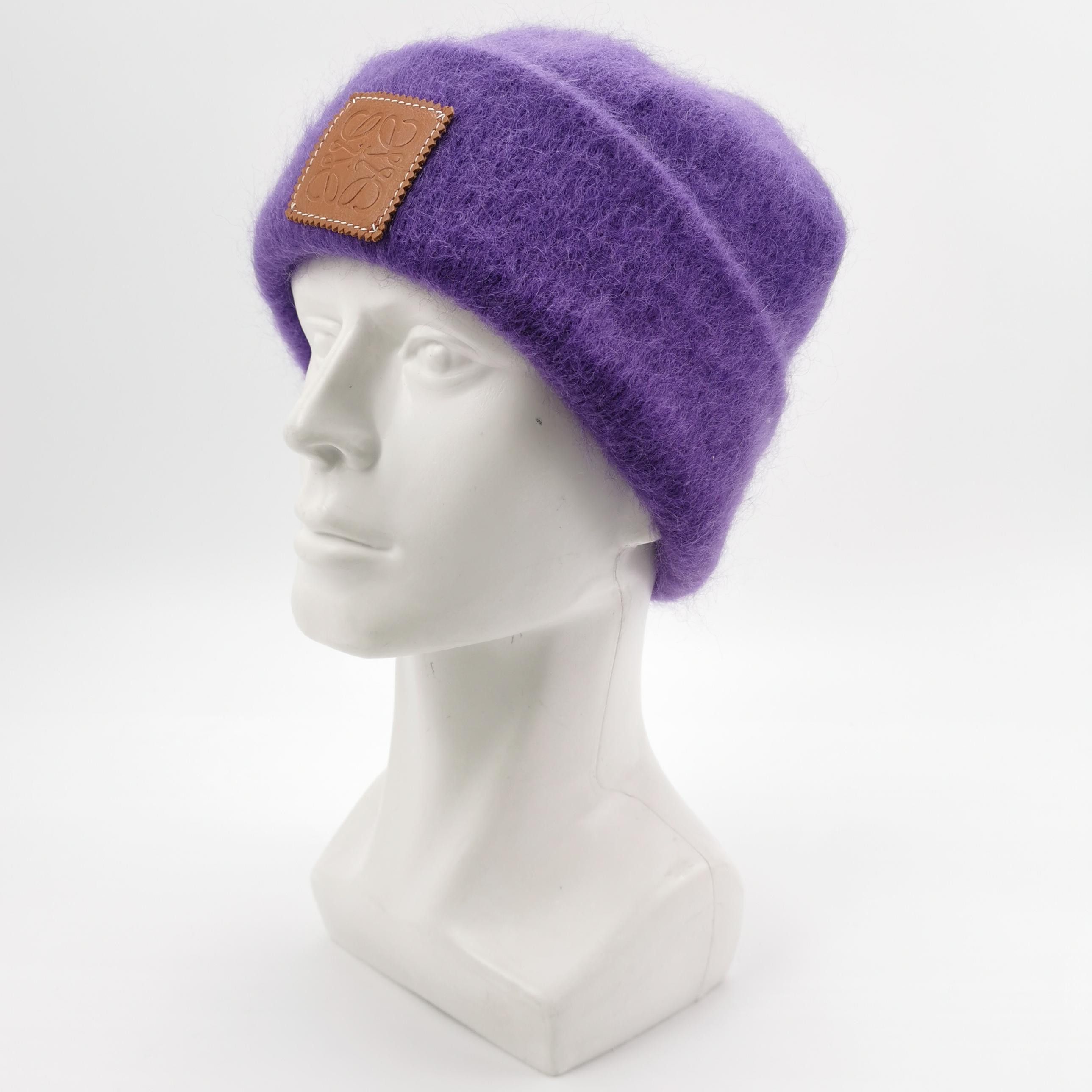 Loewe Loewe Anagram Patch Beanie ONE SIZE Size ONE SIZE - 2 Thumbnail