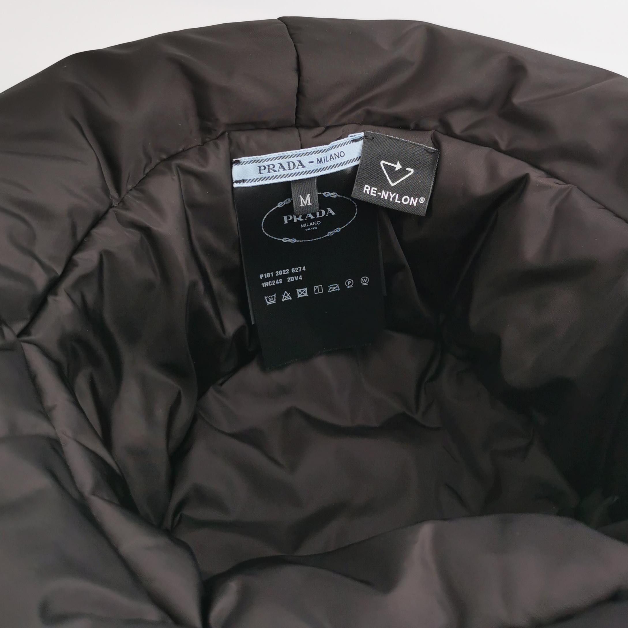 Prada Prada Re-Nylon Bucket Hat Size M Size ONE SIZE - 4 Thumbnail