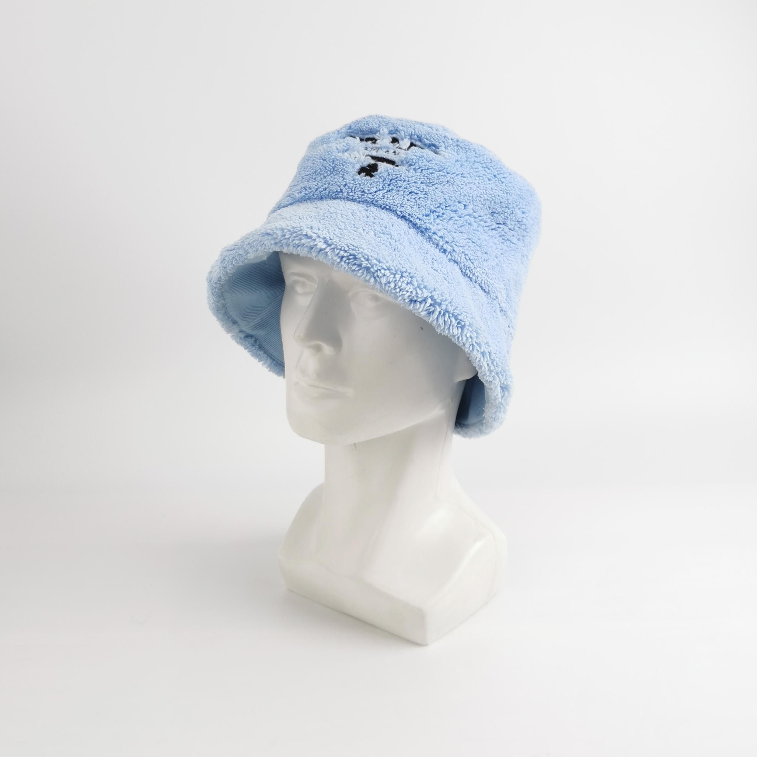 Prada Prada Logo Fleece Bucket Hat Size M Size ONE SIZE - 2 Thumbnail