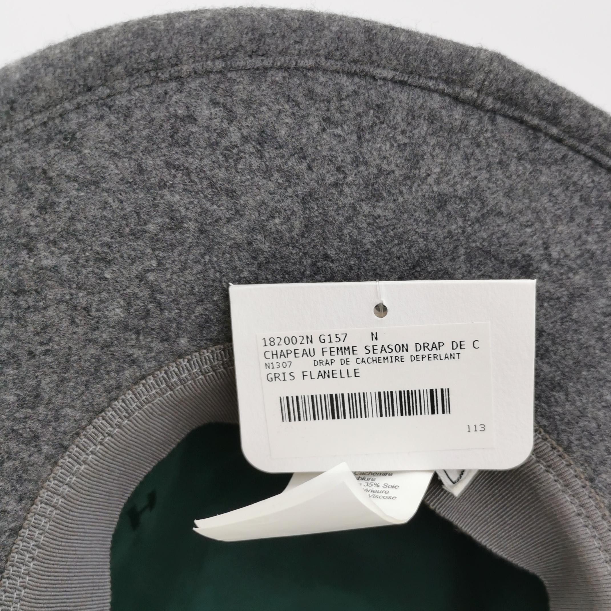 Hermes Hermes Cashmere Felt Hat Size 57 Size ONE SIZE - 6 Thumbnail