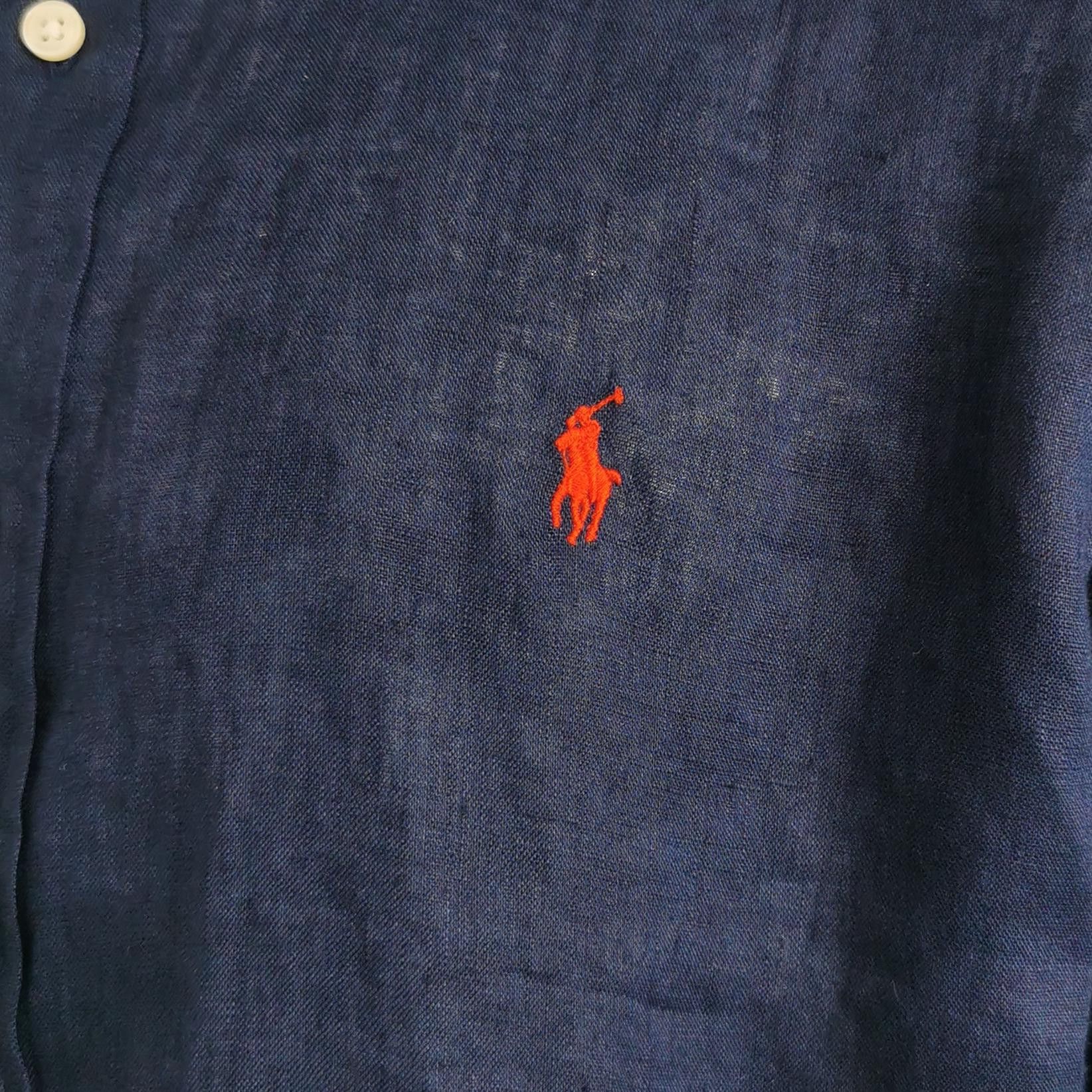 Polo Ralph Lauren Polo Ralph Lauren Linen Button Up Shirt Size L Size US L / EU 52-54 / 3 - 3 Thumbnail