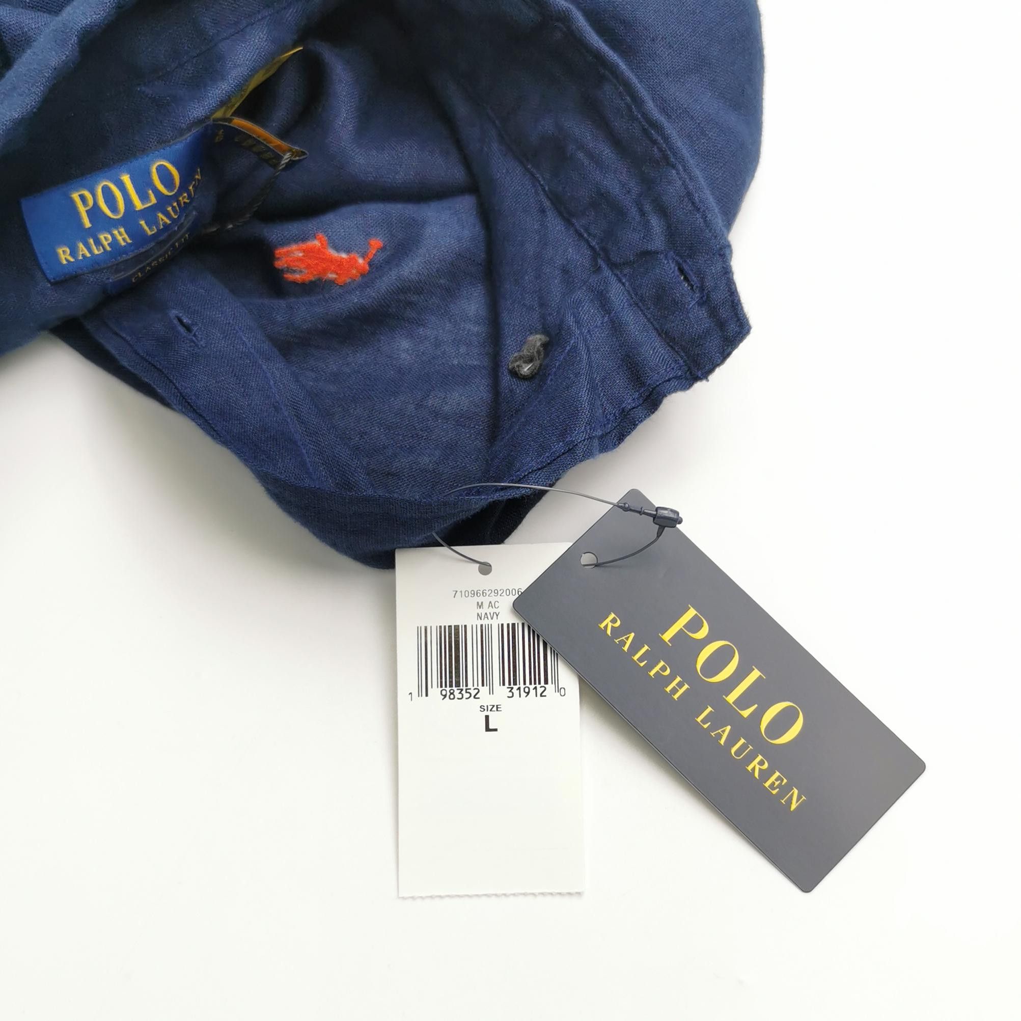 Polo Ralph Lauren Polo Ralph Lauren Linen Button Up Shirt Size L Size US L / EU 52-54 / 3 - 5 Thumbnail