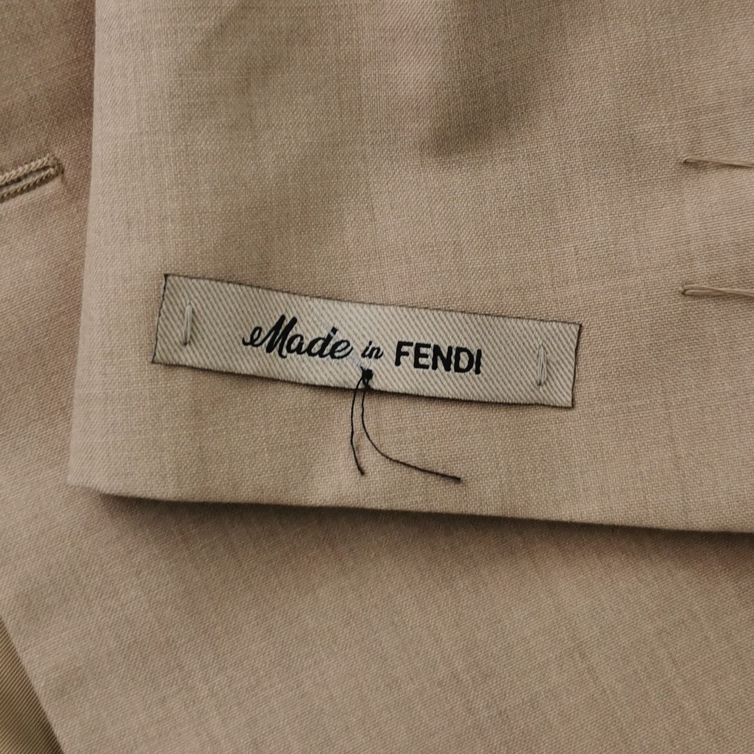 Fendi Fendi Wool Single Breasted Blazer Size 50R Size 50R - 3 Thumbnail