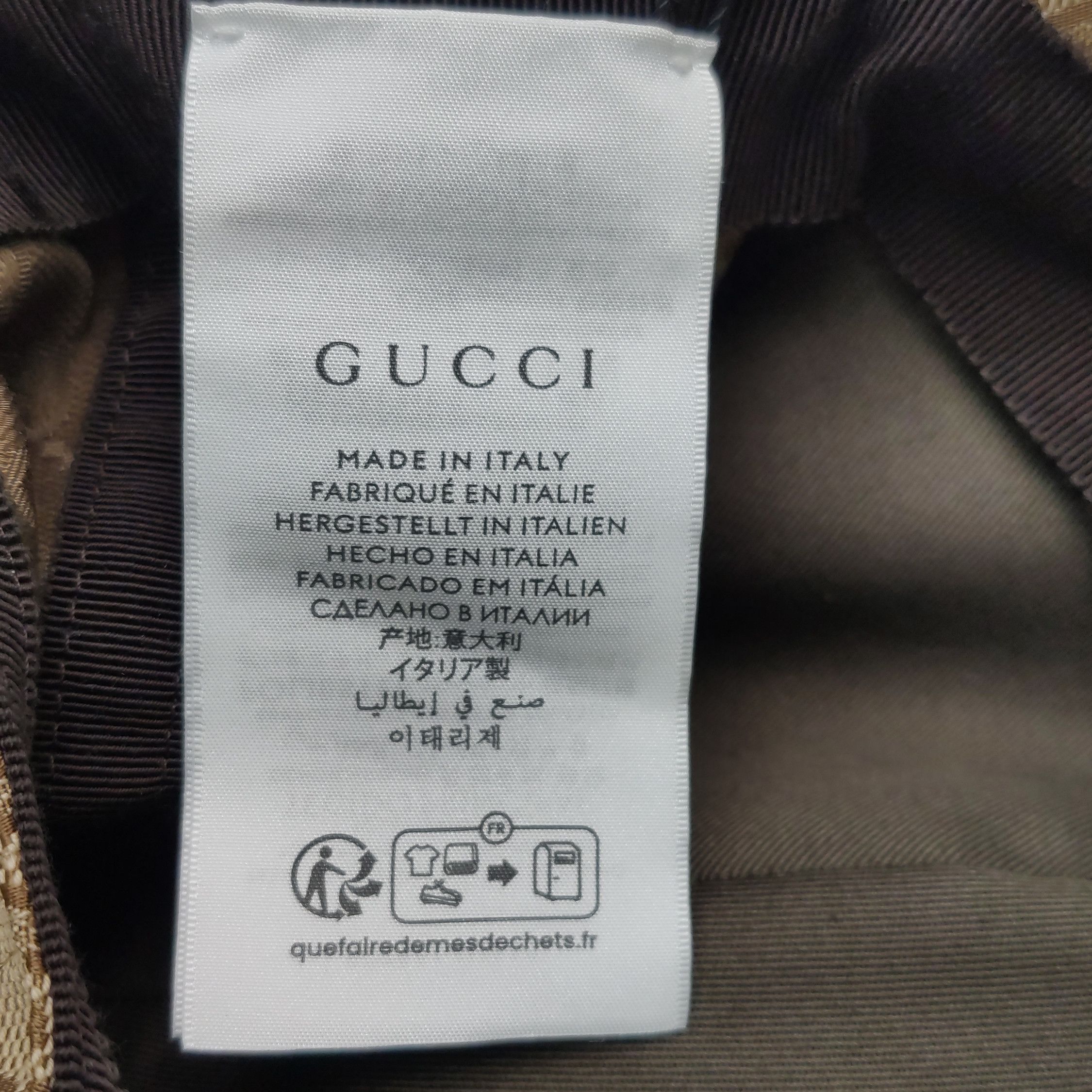 Gucci Gucci GG Monogram Web Stripe Baseball Cap M Size ONE SIZE - 9 Thumbnail