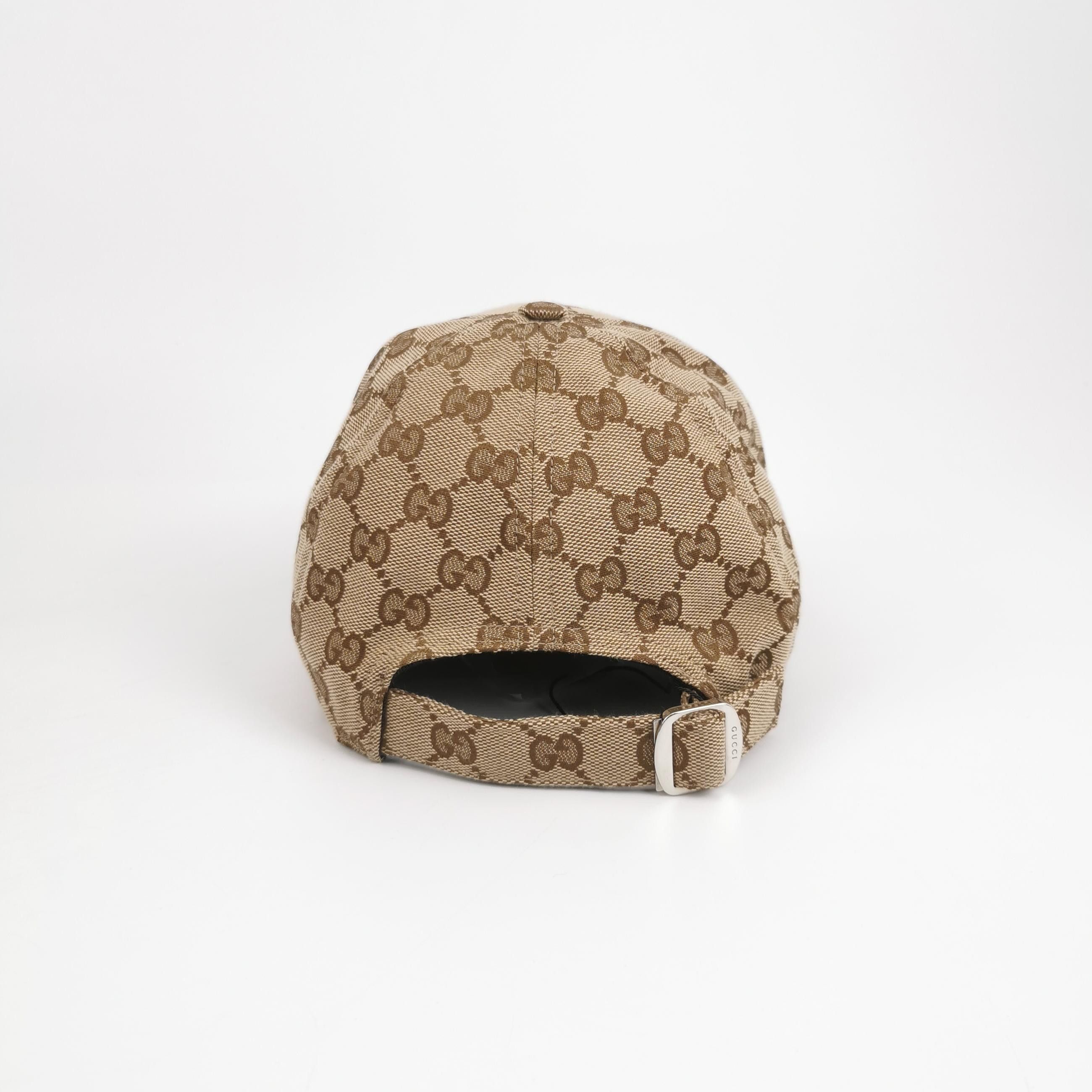 Gucci Gucci GG Monogram Web Stripe Baseball Cap M Size ONE SIZE - 3 Thumbnail