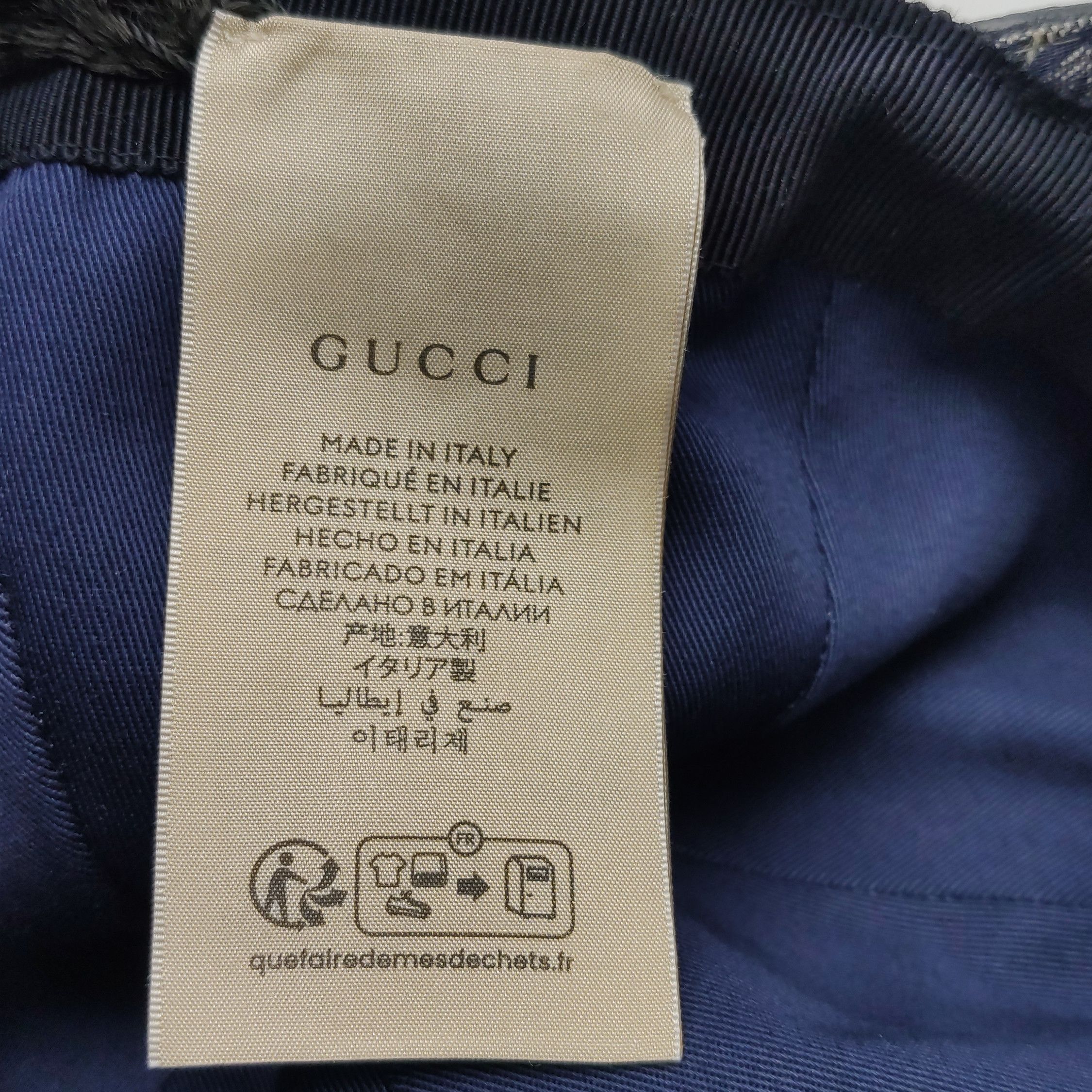 Gucci Gucci GG Monogram Web Stripe Baseball Cap S Size ONE SIZE - 8 Thumbnail