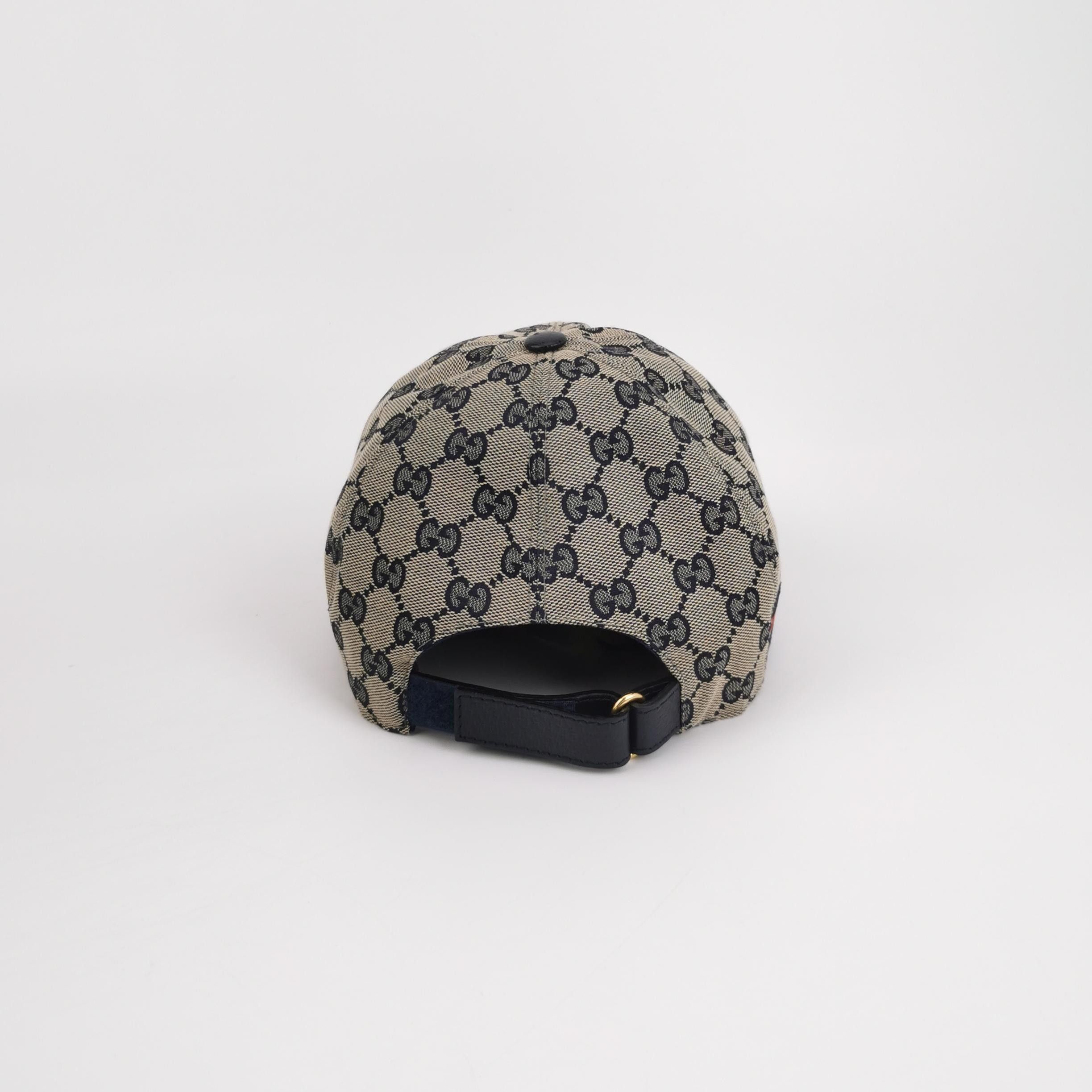 Gucci Gucci GG Monogram Web Stripe Baseball Cap S Size ONE SIZE - 3 Thumbnail