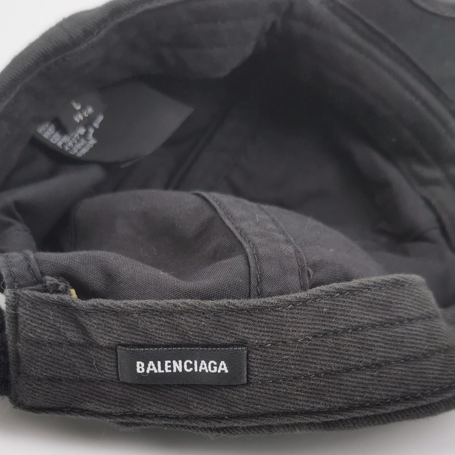 Balenciaga Balenciaga Distressed Logo Baseball Cap L Size ONE SIZE - 4 Thumbnail