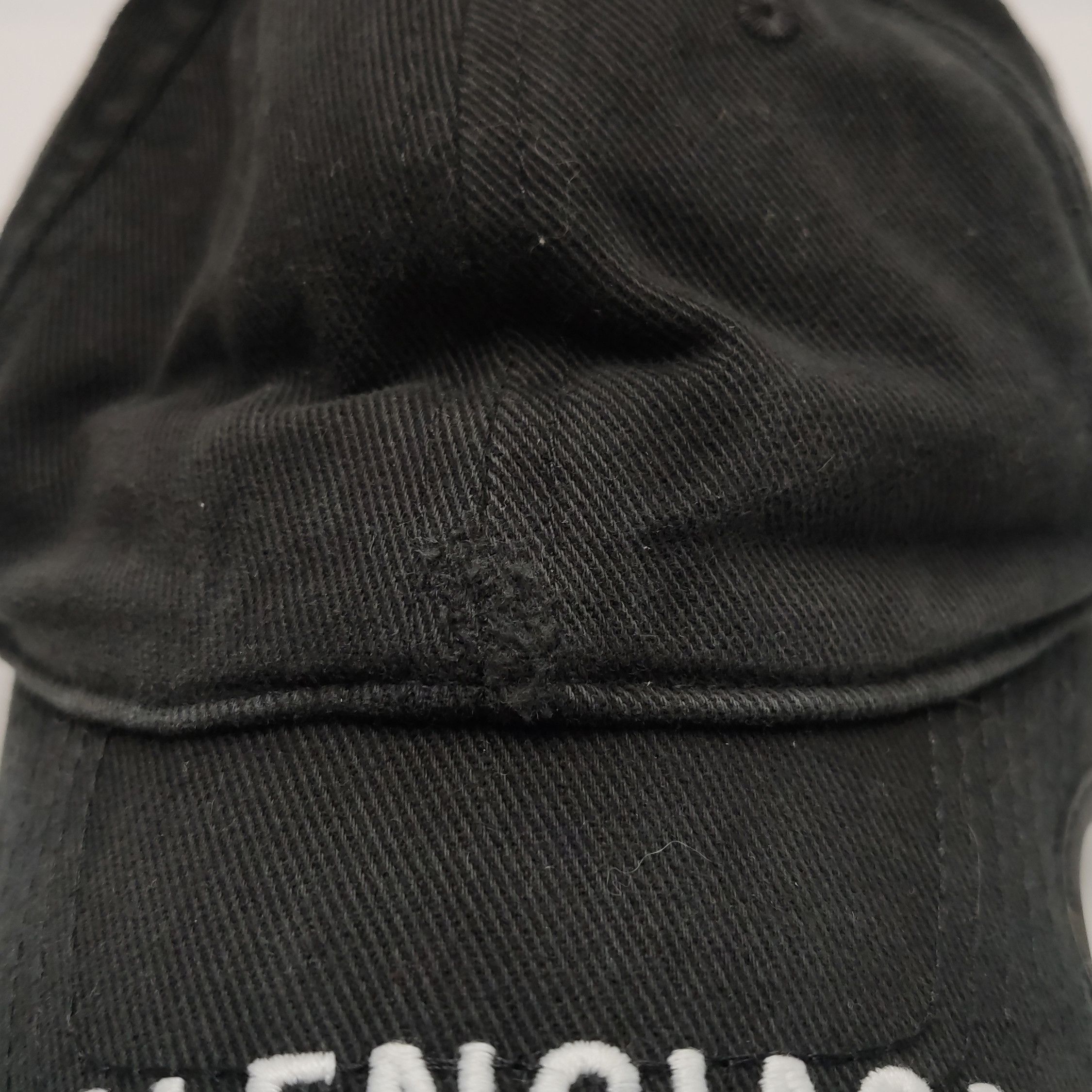 Balenciaga Balenciaga Distressed Logo Baseball Cap L Size ONE SIZE - 8 Thumbnail