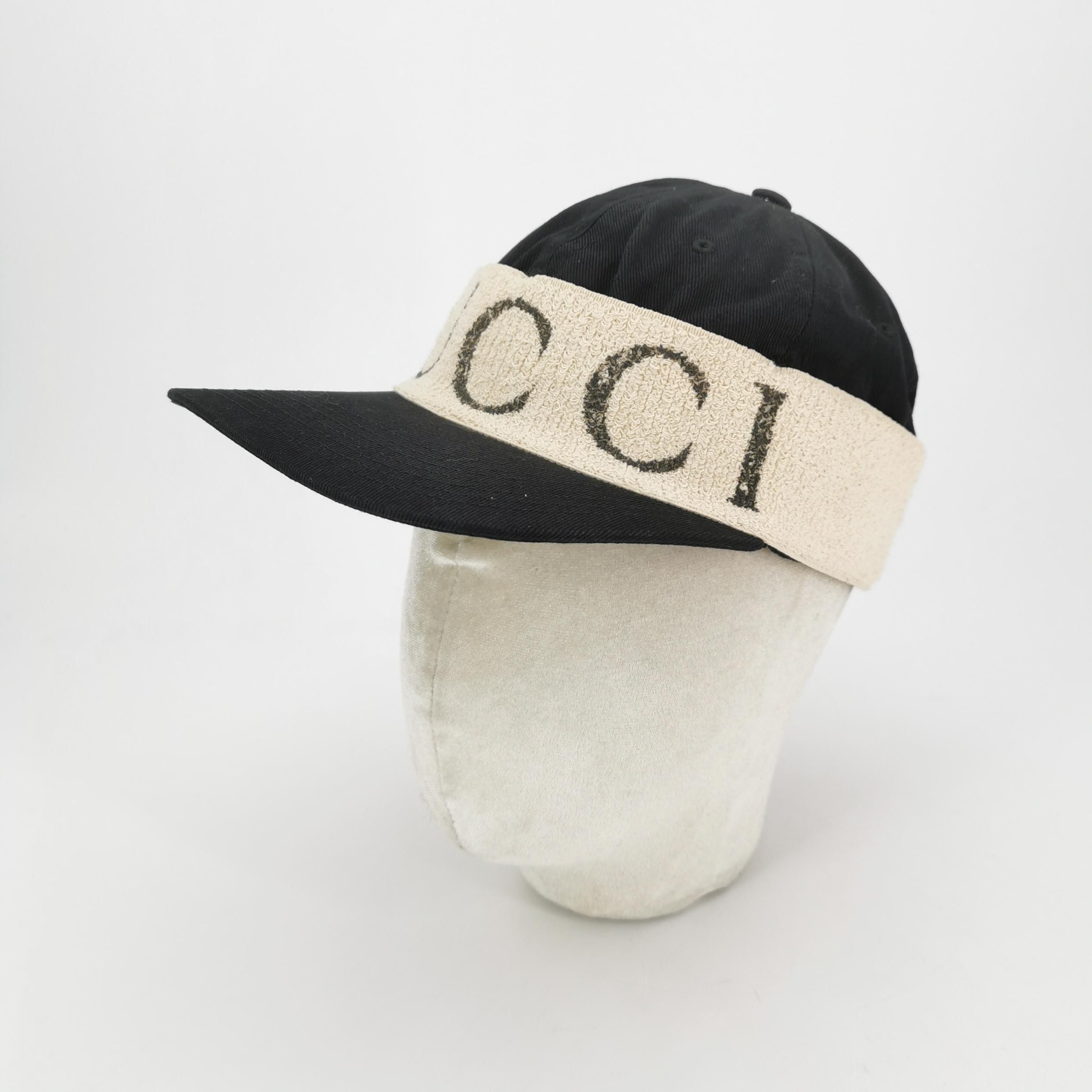 Gucci Gucci Terry Logo Cotton Baseball Hat ONE SIZE Size ONE SIZE - 2 Thumbnail