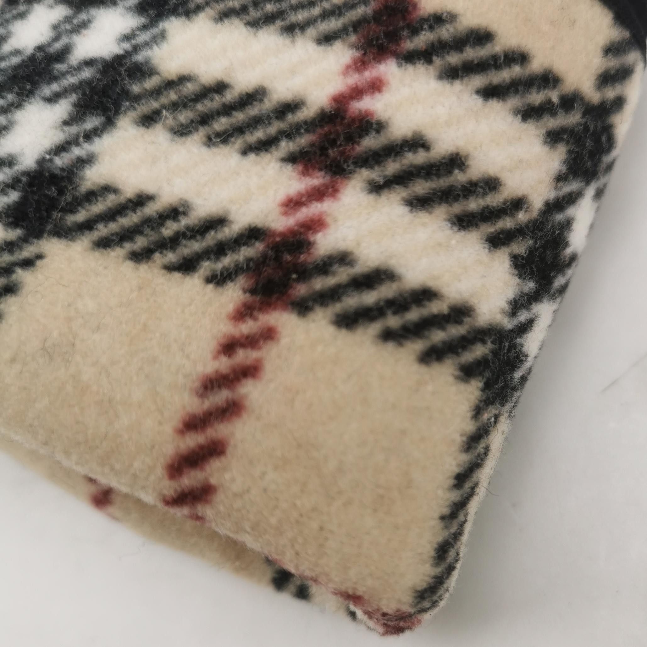 Burberry Burberry Vintage Check Patch Fleece Beanie ONE SIZE Size ONE SIZE - 3 Thumbnail