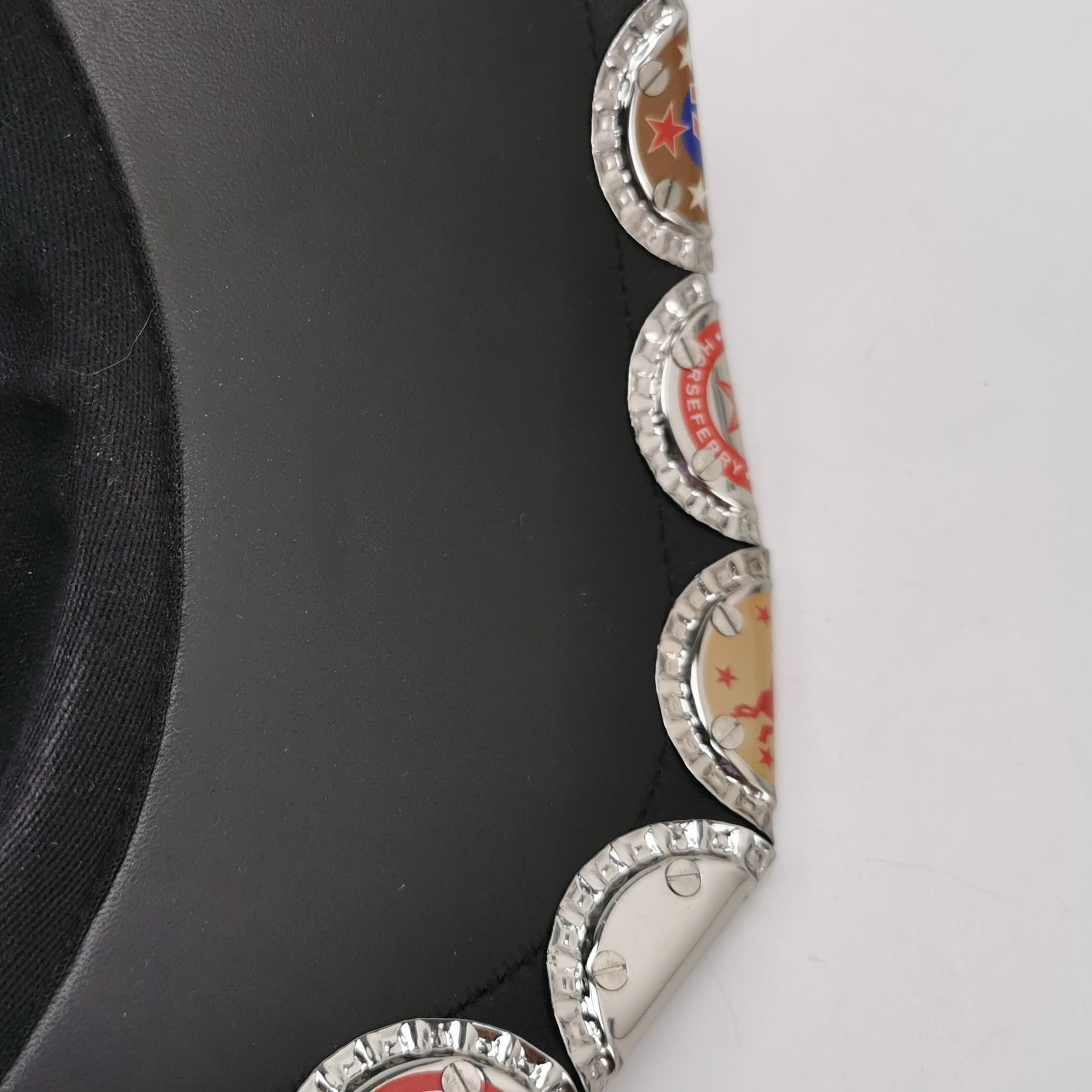 Burberry Burberry Bottle Cap Print Leather Baseball Cap ONE SIZE Size ONE SIZE - 4 Thumbnail