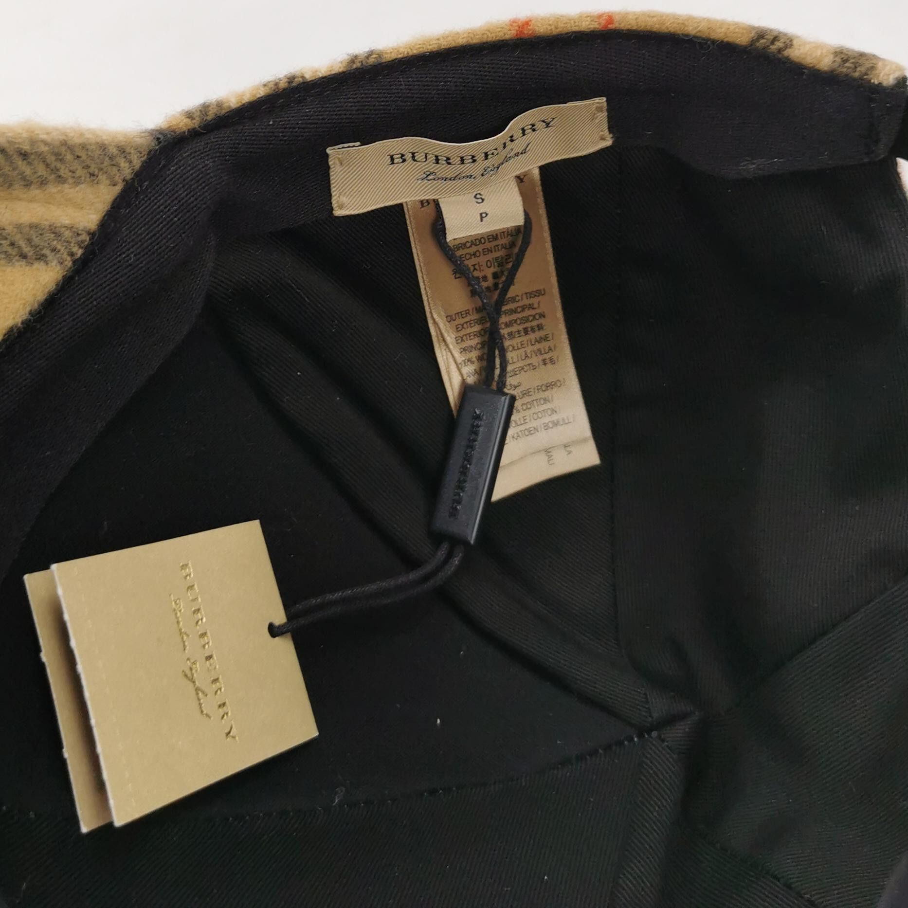 Burberry Burberry Vintage Check Cotton Baseball Cap S Size ONE SIZE - 4 Thumbnail