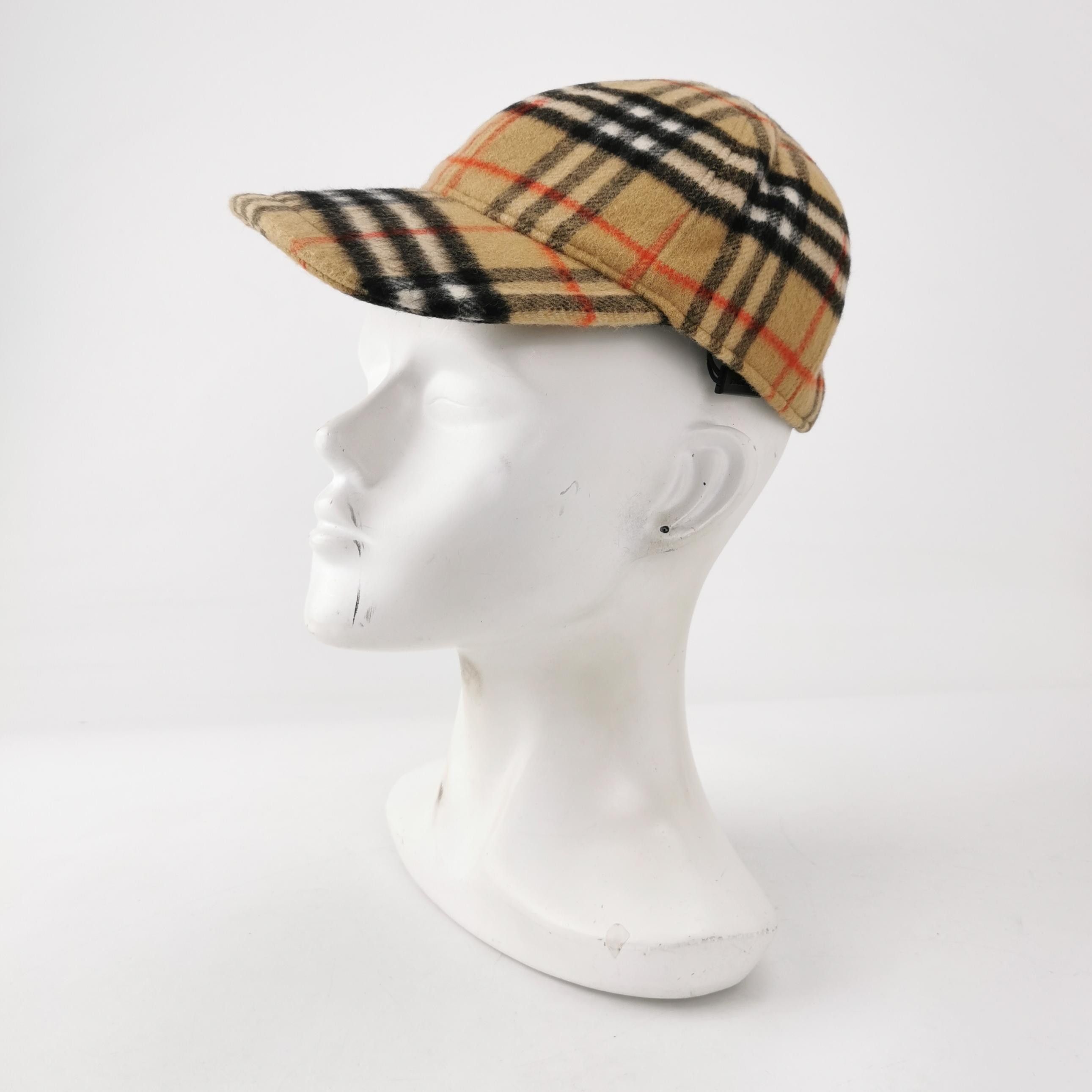 Burberry Burberry Vintage Check Cotton Baseball Cap S Size ONE SIZE - 2 Thumbnail