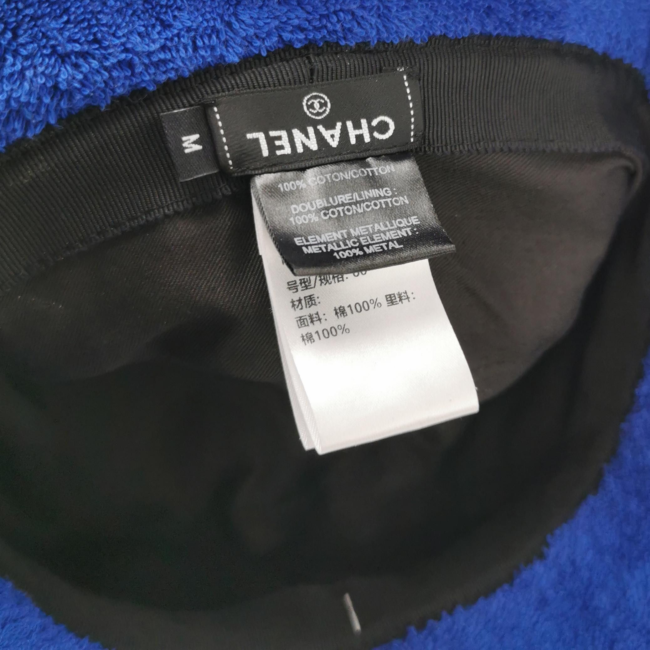 Chanel Chanel Terry Cloth Bucket Hat Size M Size ONE SIZE - 4 Thumbnail