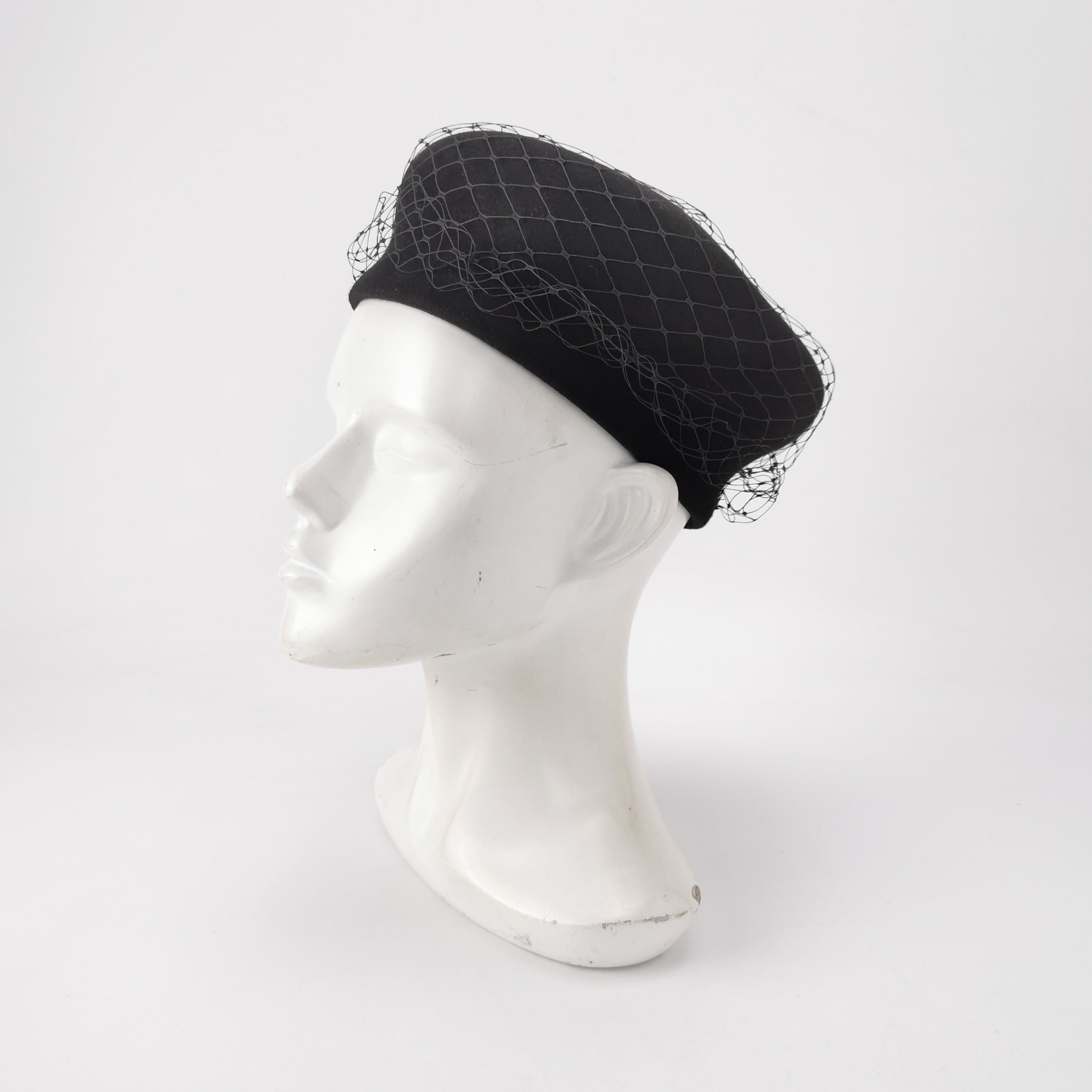 Dior Dior Veiled Rabbit Hair Beret ONE SIZE Size ONE SIZE - 2 Thumbnail