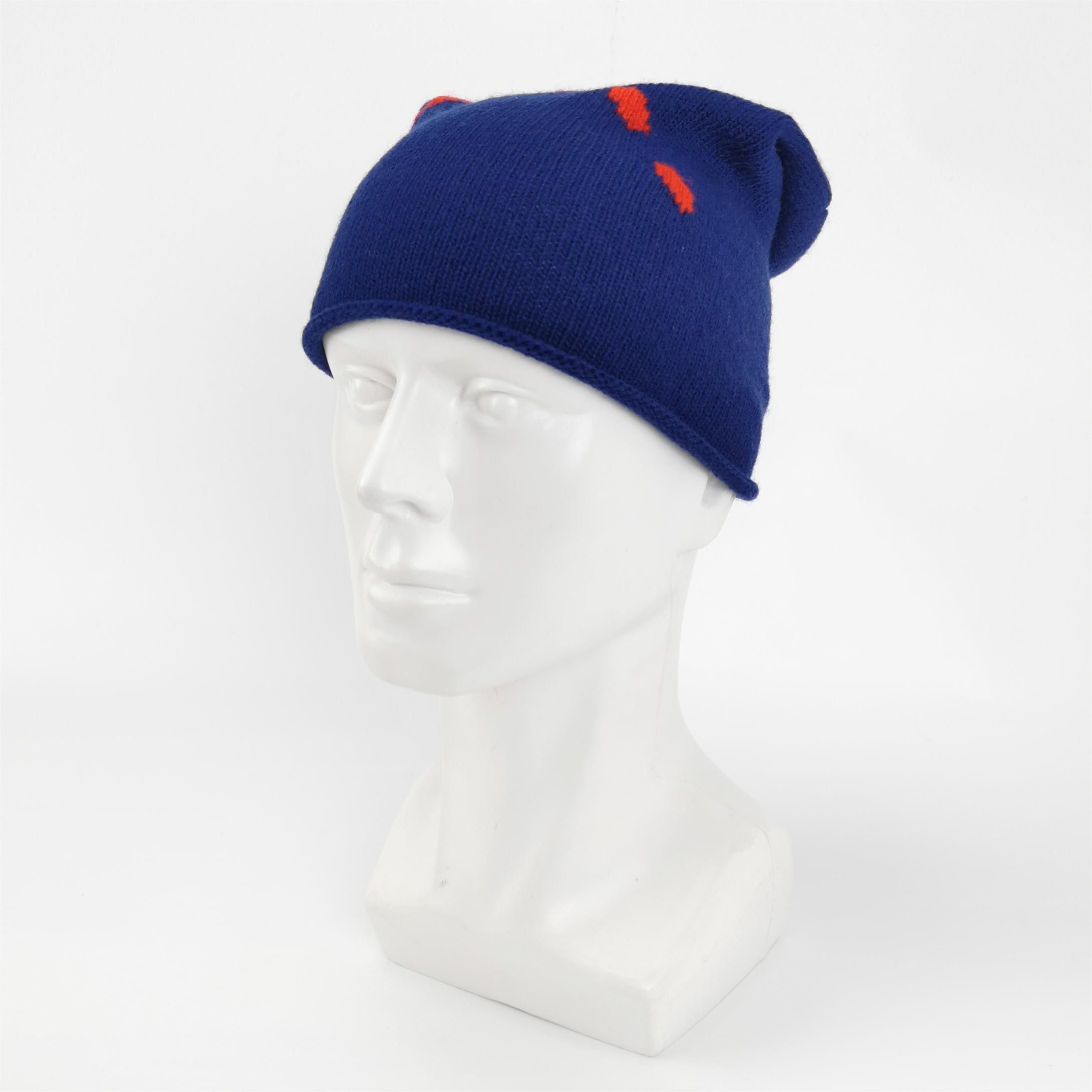 Gucci Gucci GG Logo Knit Beanie Blue Size ONE SIZE - 2 Thumbnail