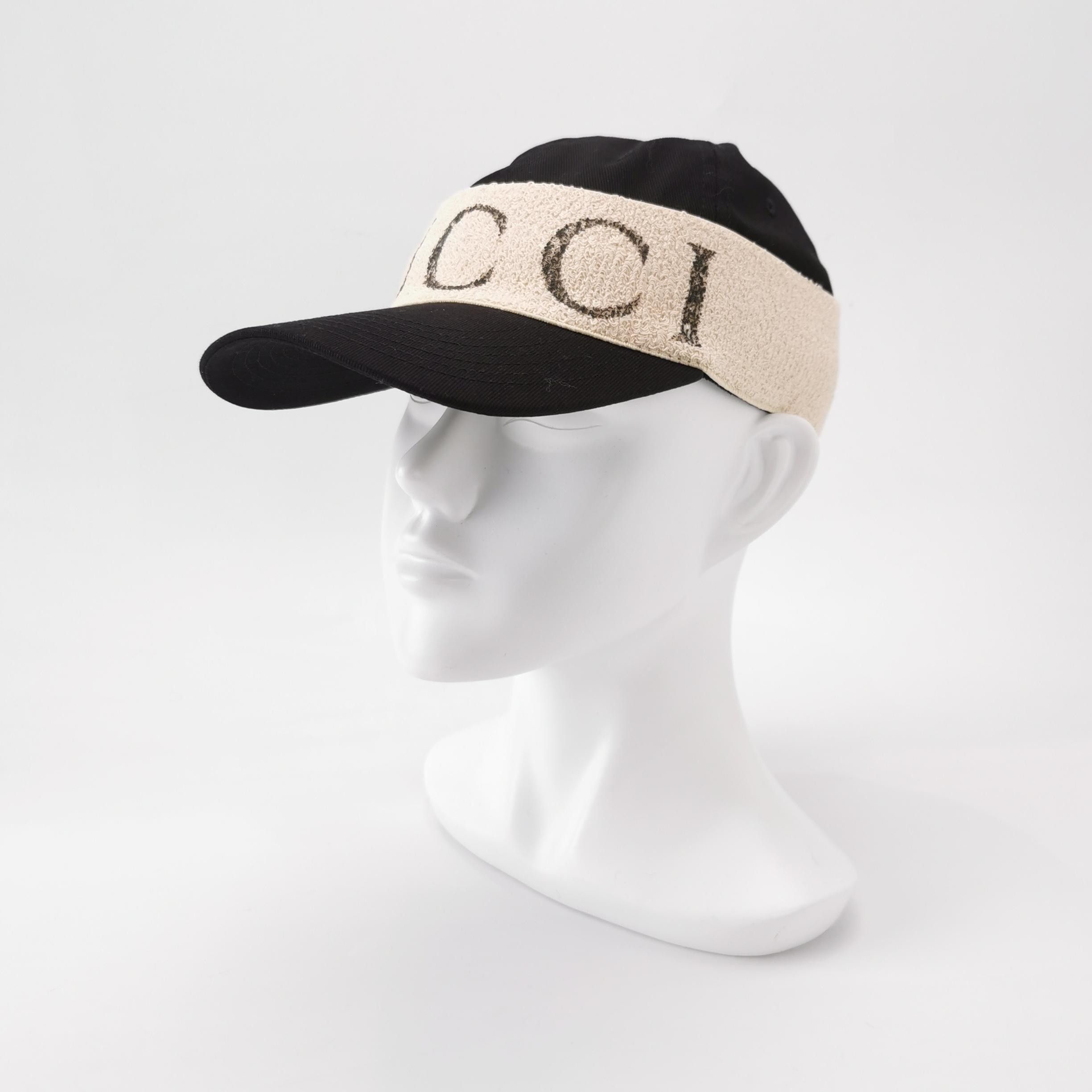 Gucci Gucci Terry Logo Cotton Baseball Cap ONE SIZE Size ONE SIZE - 2 Thumbnail