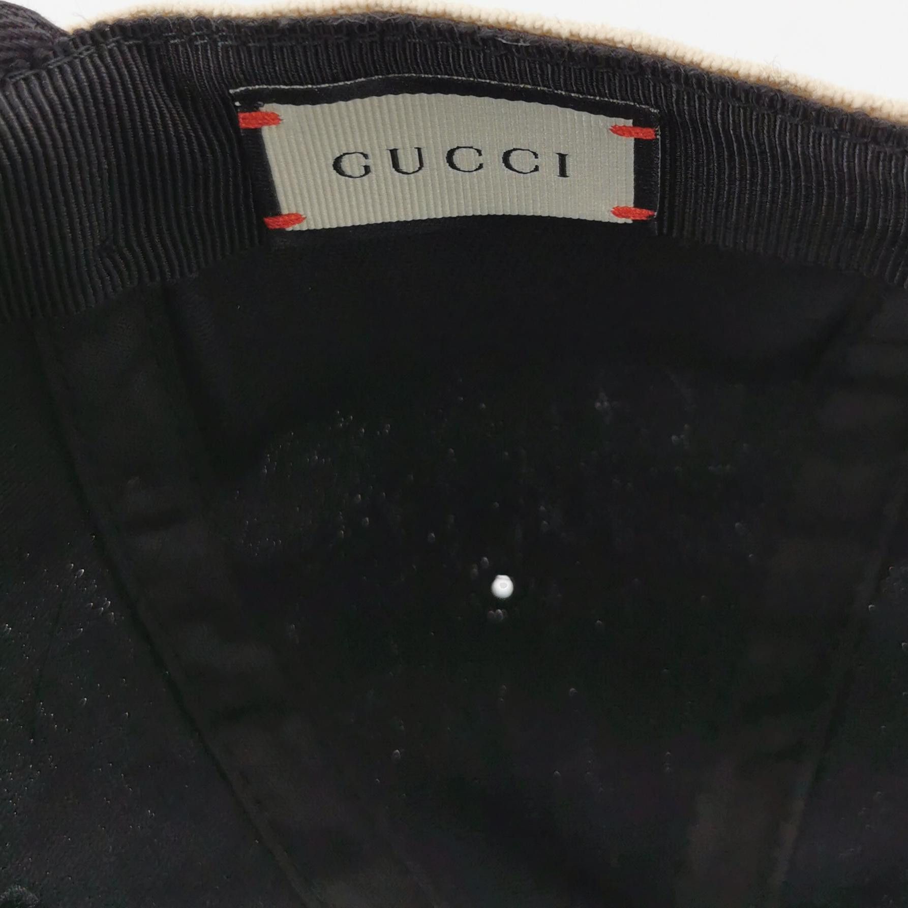 Gucci Gucci Terry Logo Cotton Baseball Cap ONE SIZE Size ONE SIZE - 4 Thumbnail