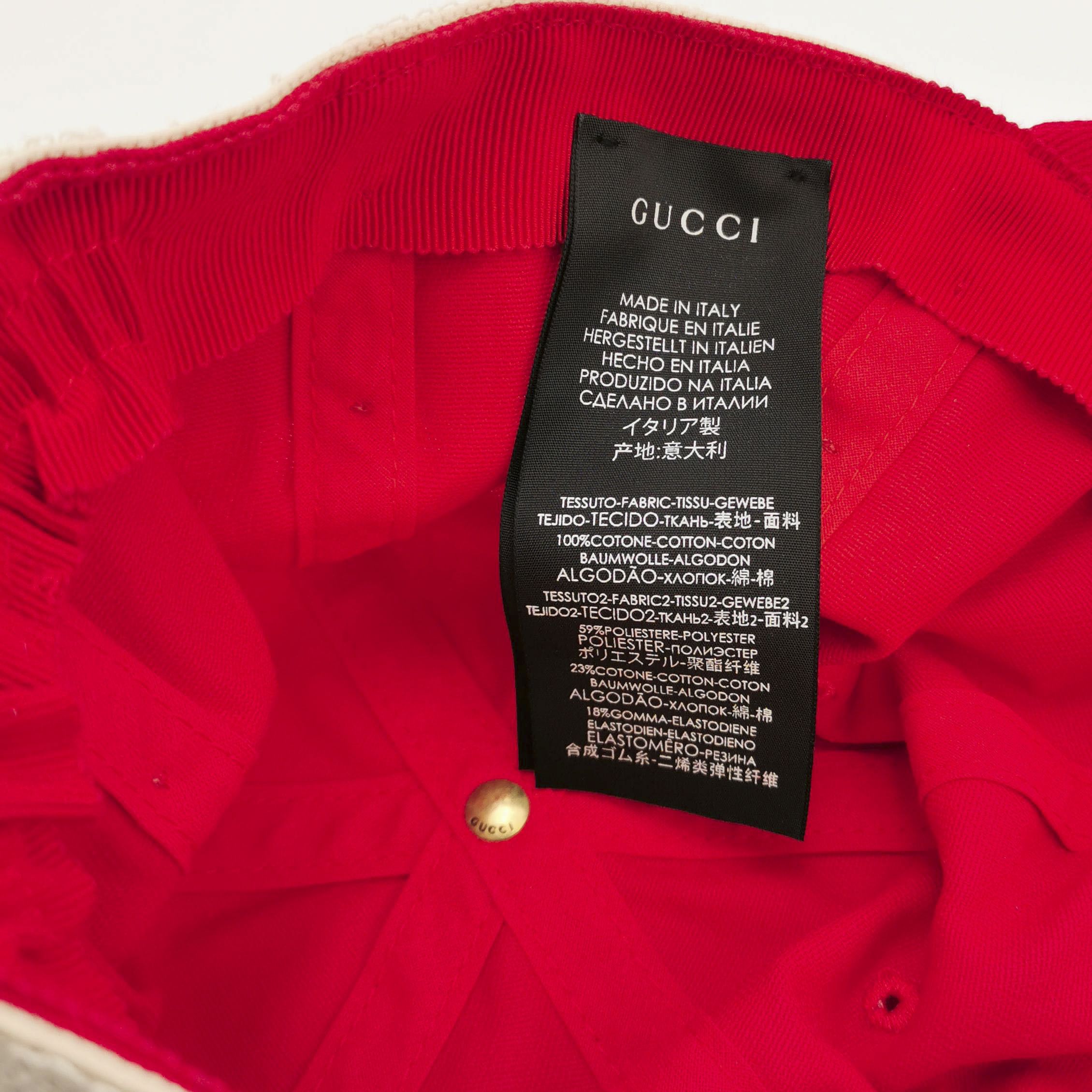 Gucci Gucci Logo Baseball Cap Size ONE SIZE - 6 Thumbnail