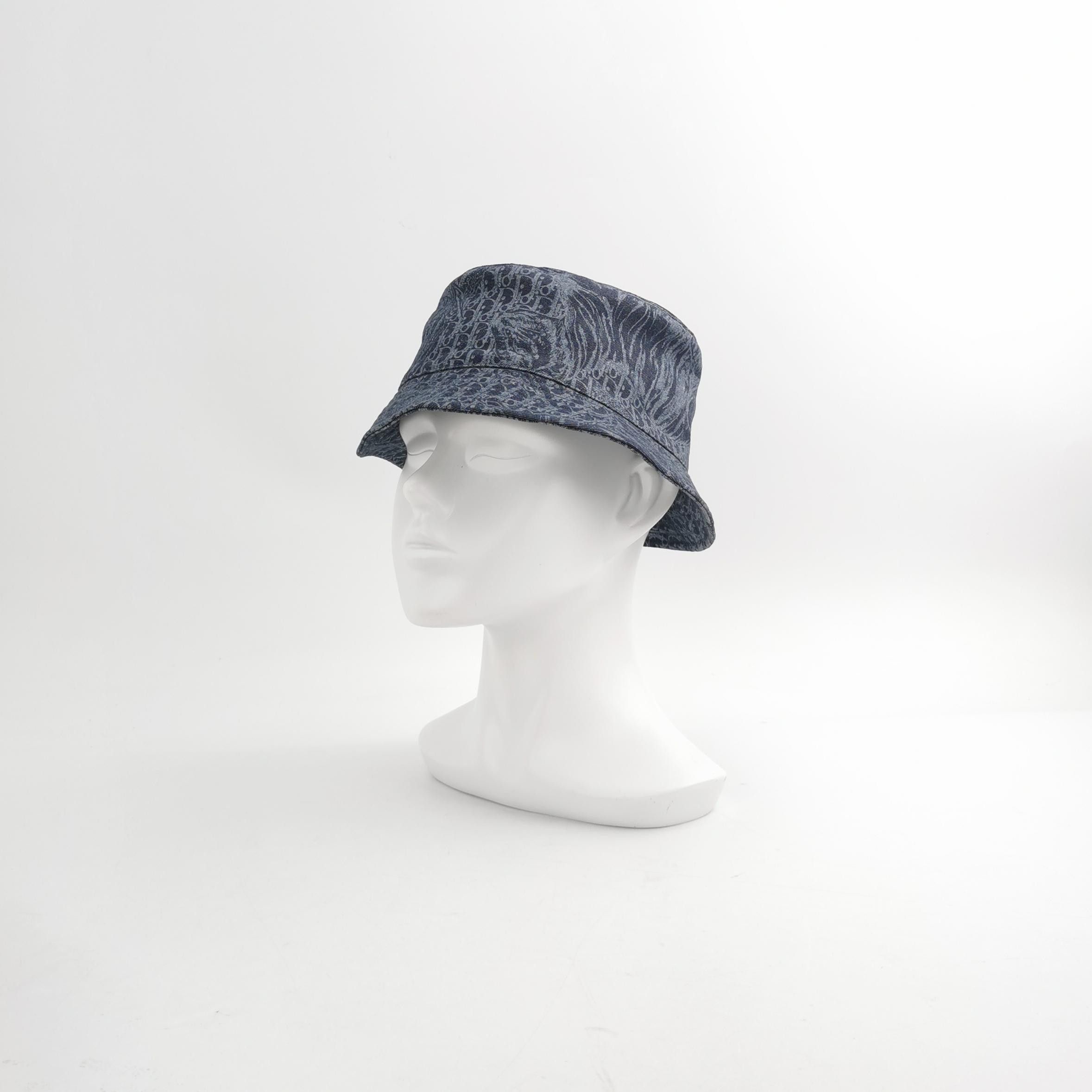 Dior Dior Oblique Pattern Cotton Bucket Hat Size ONE SIZE - 2 Thumbnail