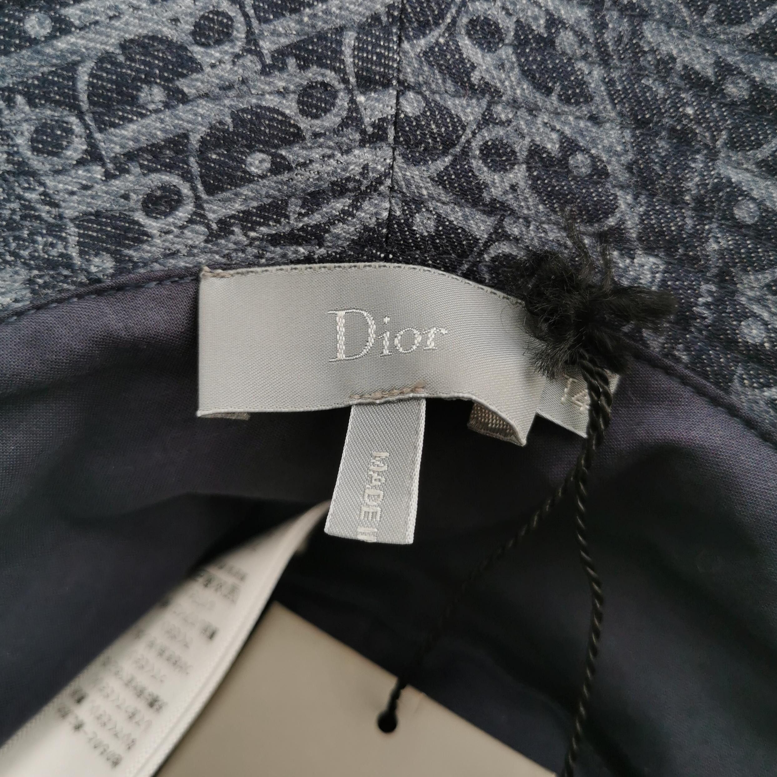 Dior Dior Oblique Pattern Cotton Bucket Hat Size ONE SIZE - 5 Thumbnail
