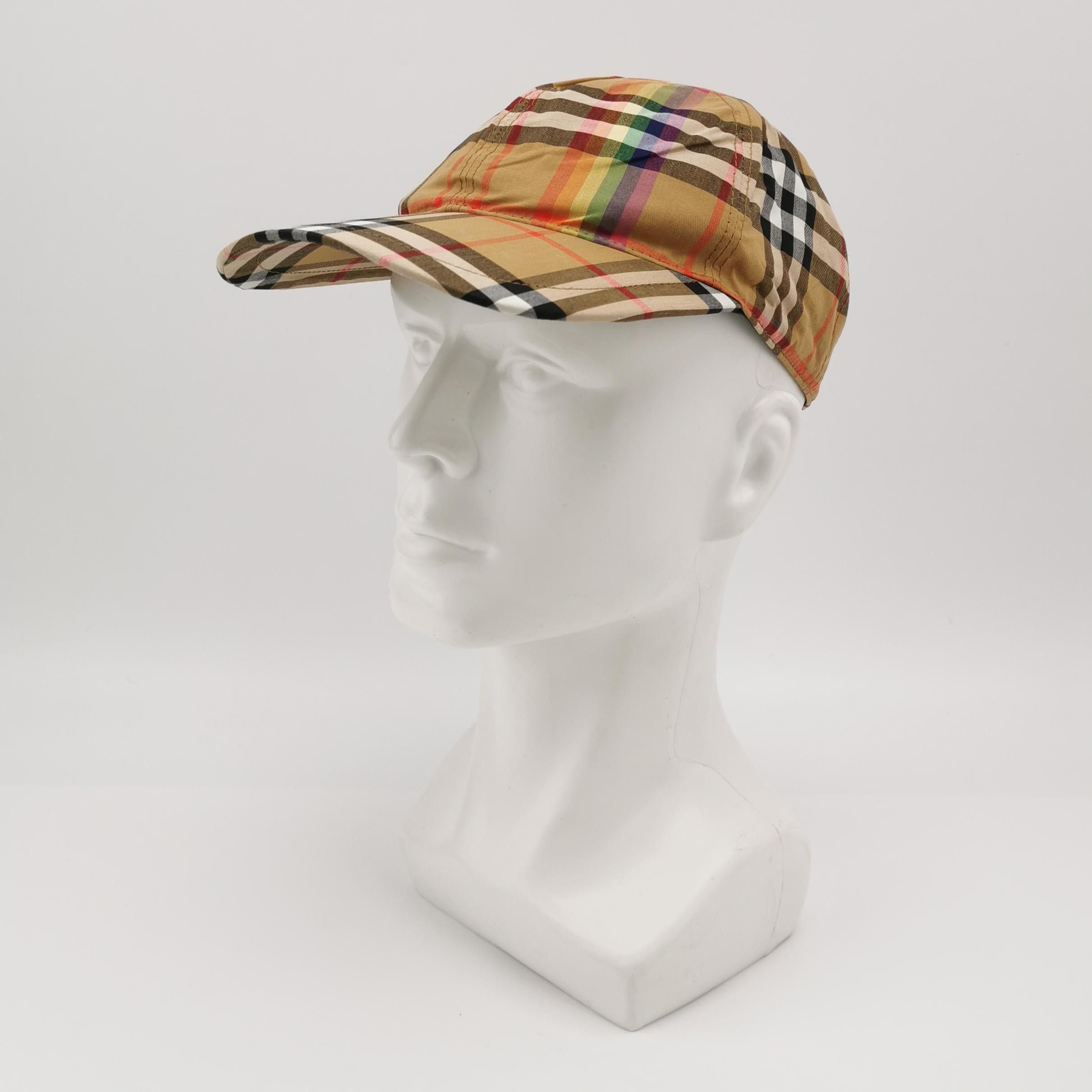 Burberry Burberry Check Baseball Cap Size S/M Size ONE SIZE - 2 Thumbnail