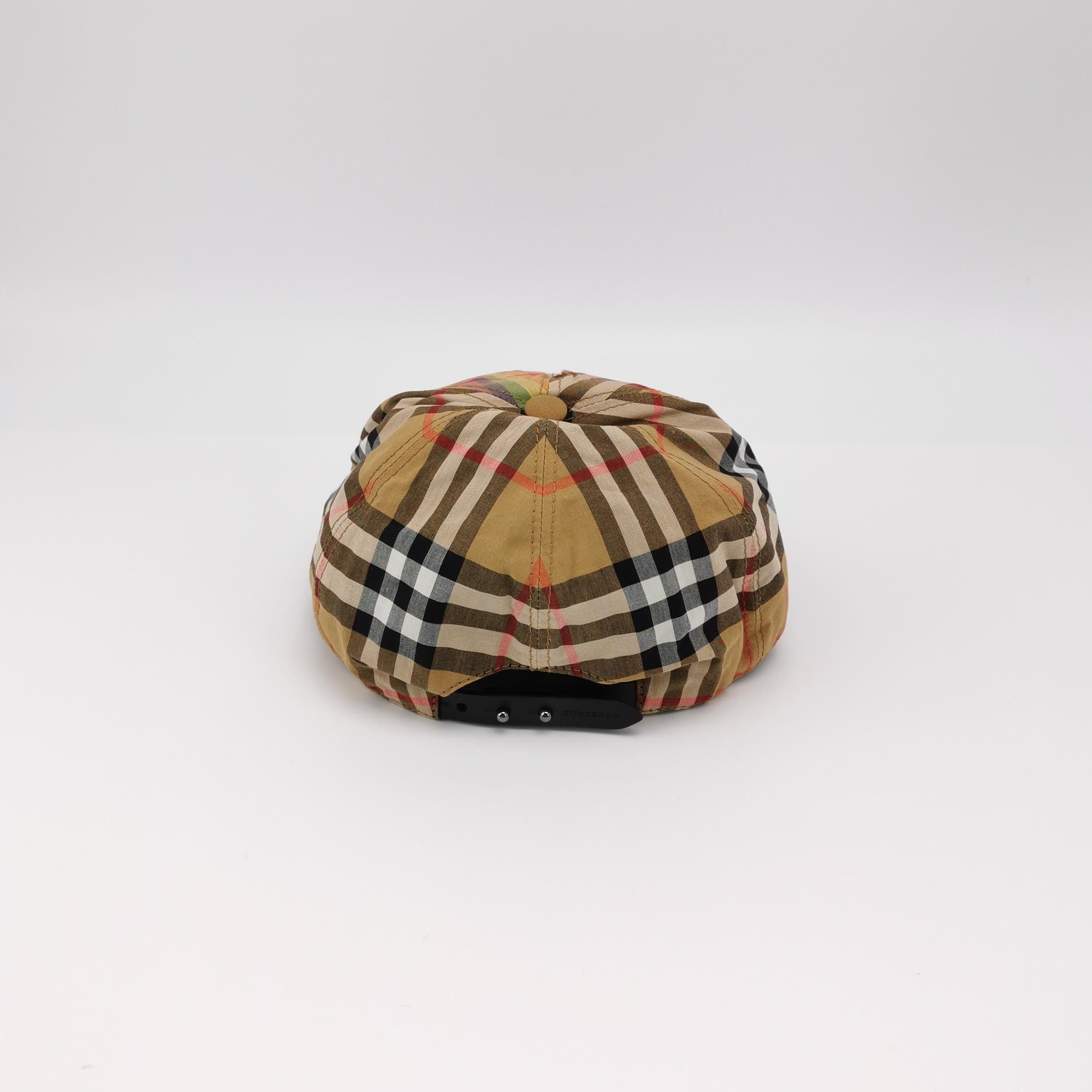 Burberry Burberry Check Baseball Cap Size S/M Size ONE SIZE - 3 Thumbnail
