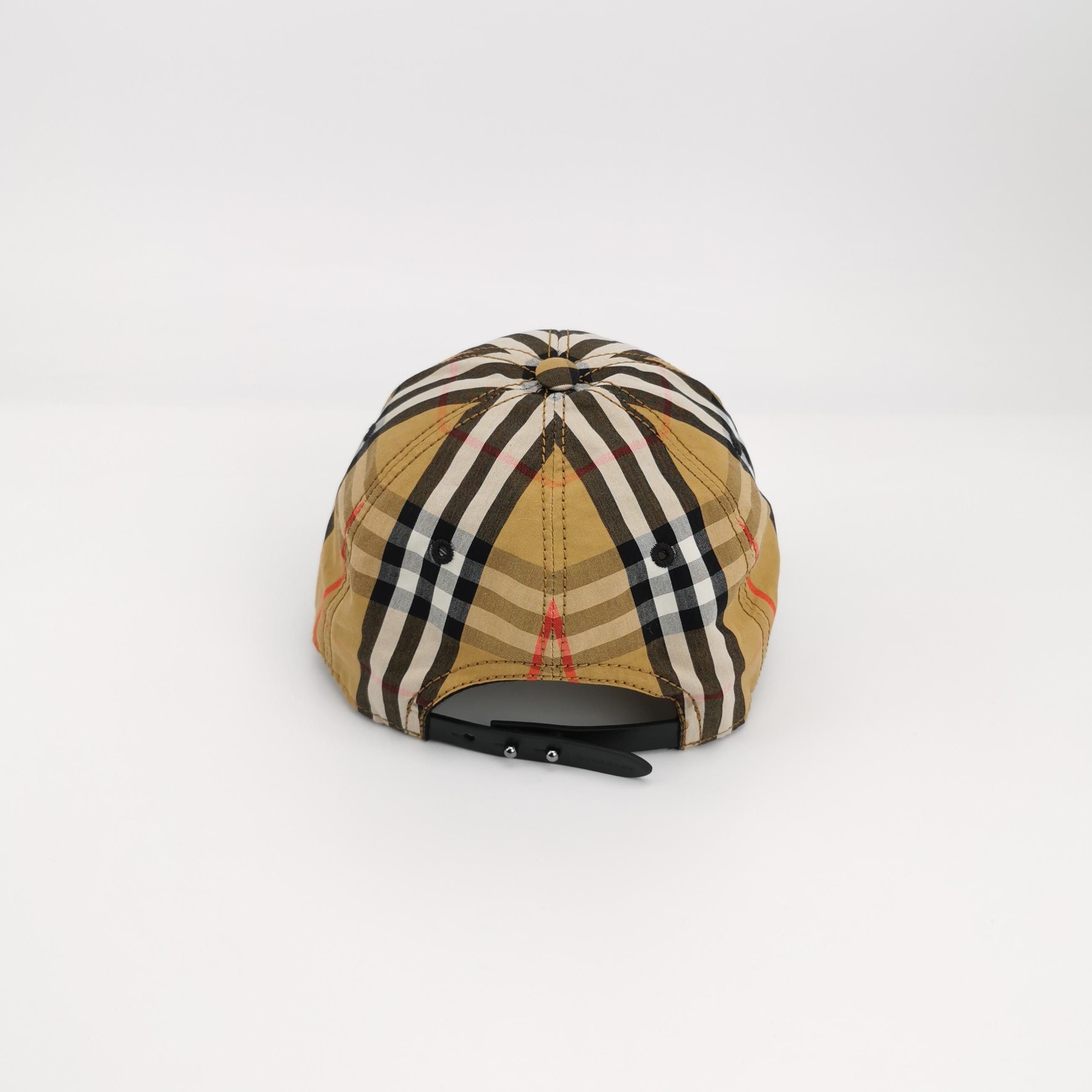 Burberry Burberry Check Cotton Baseball Cap Size S Size ONE SIZE - 3 Thumbnail