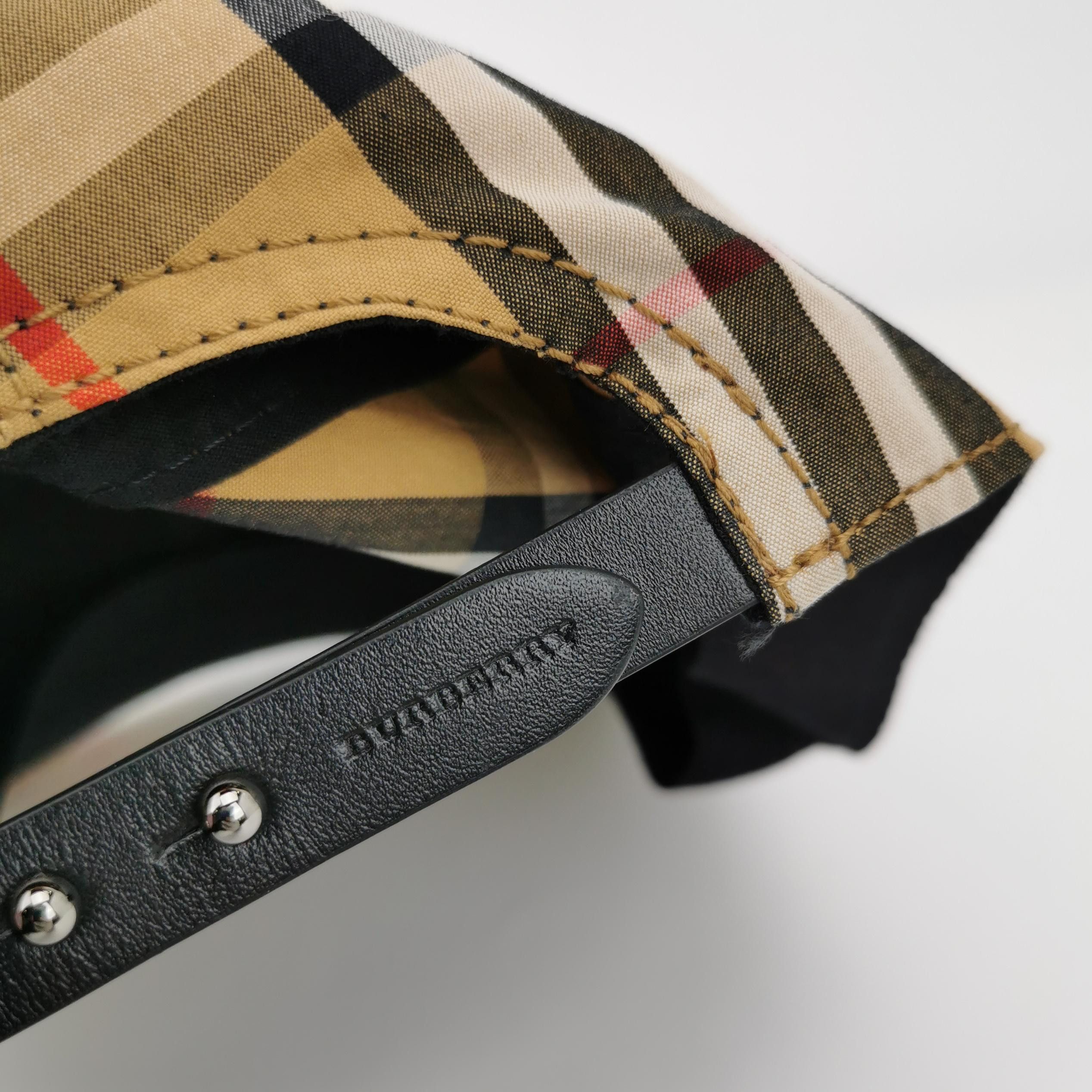 Burberry Burberry Check Cotton Baseball Cap Size S Size ONE SIZE - 6 Thumbnail