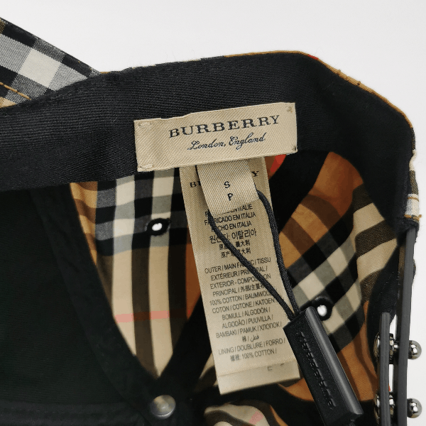 Burberry Burberry Check Cotton Baseball Cap Size S Size ONE SIZE - 5 Thumbnail