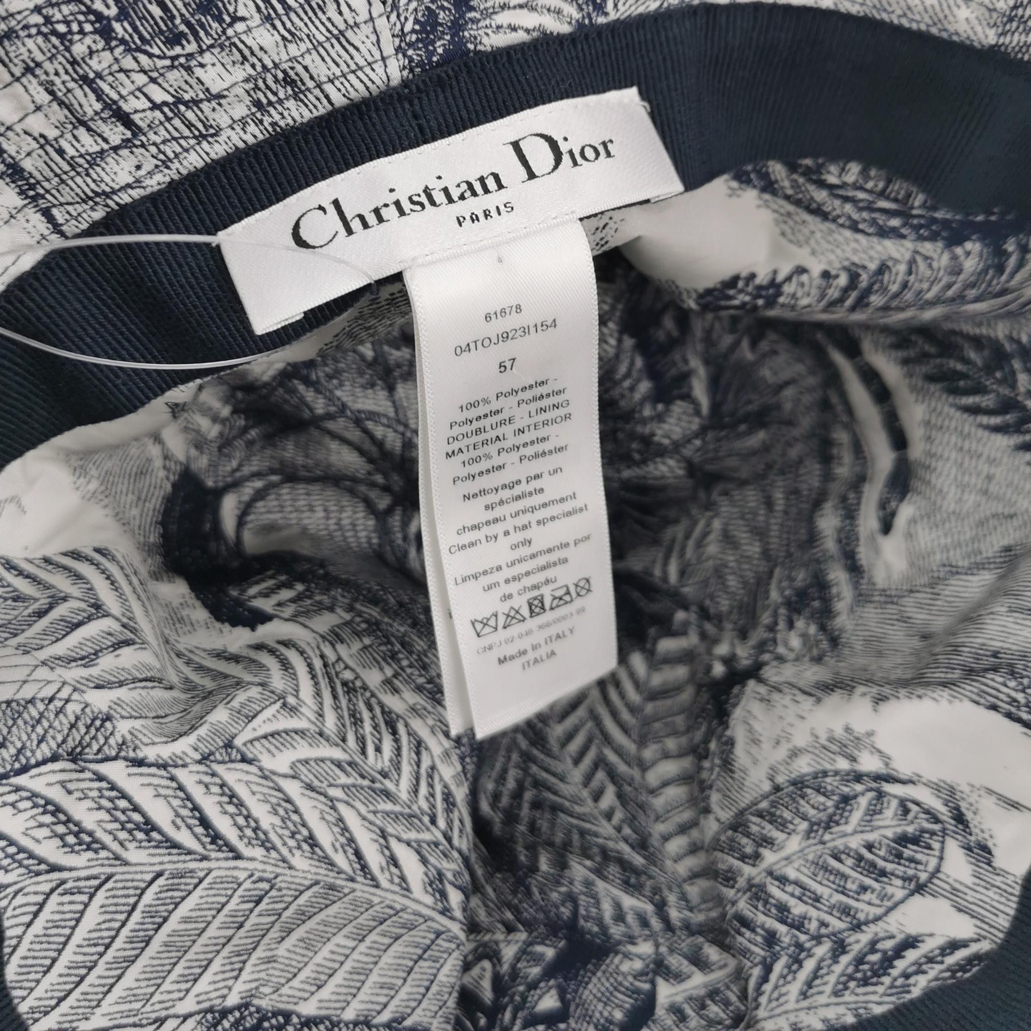 Dior Dior Jouy Print Bucket Hat Size 57 Size ONE SIZE - 4 Thumbnail