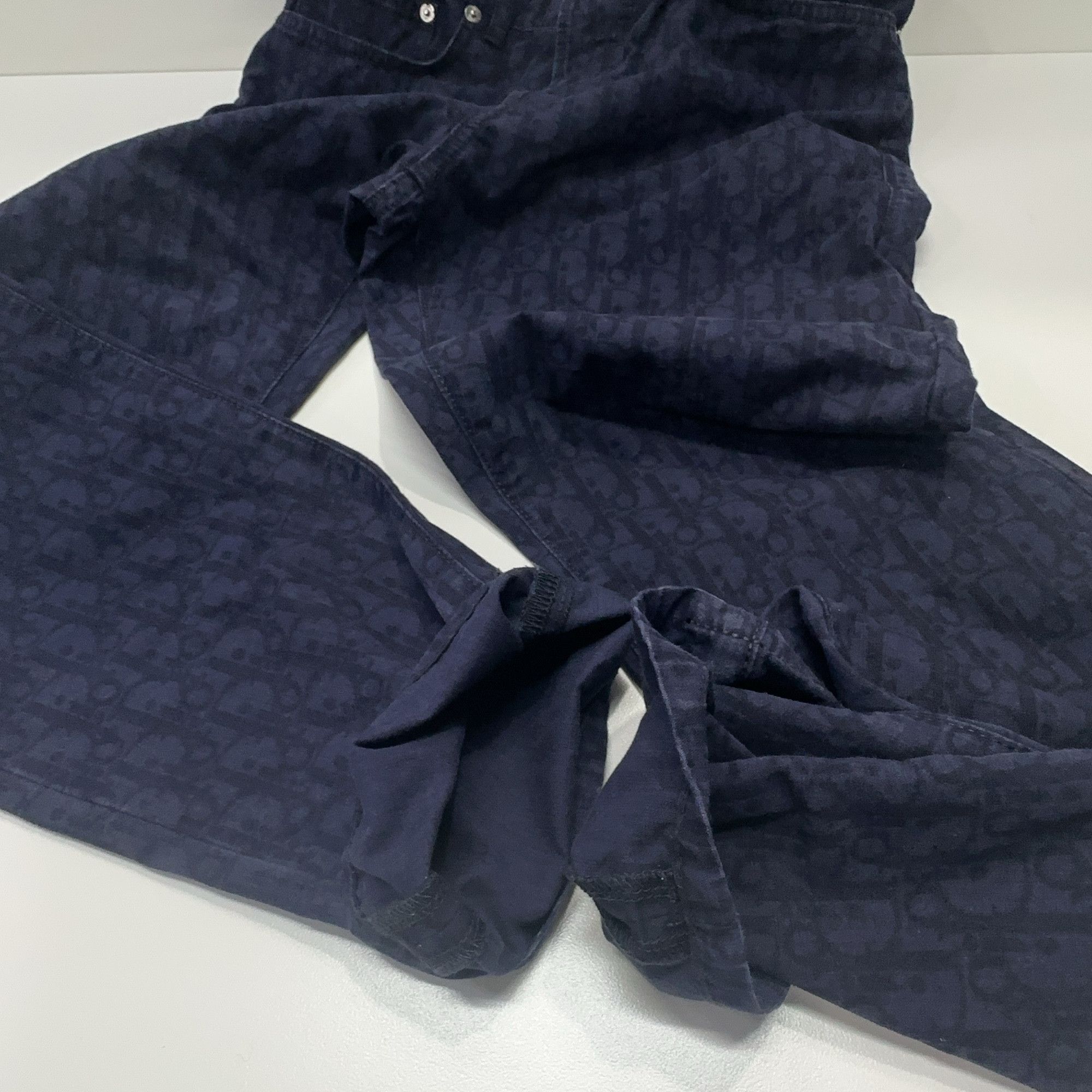 Dior Dior Oblique Monogram Denim Size 30 Size US 30 / EU 46 - 7 Thumbnail