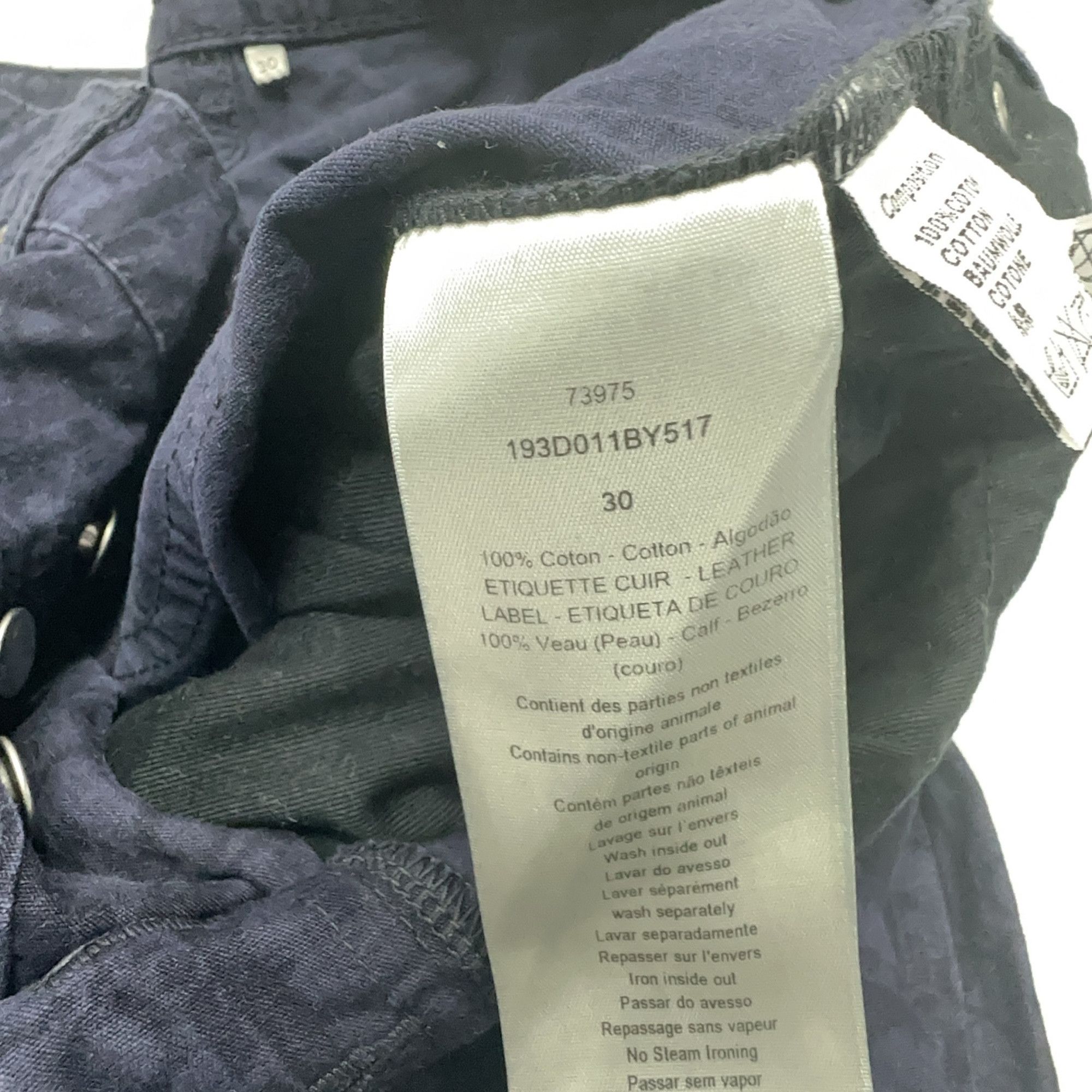 Dior Dior Oblique Monogram Denim Size 30 Size US 30 / EU 46 - 5 Thumbnail