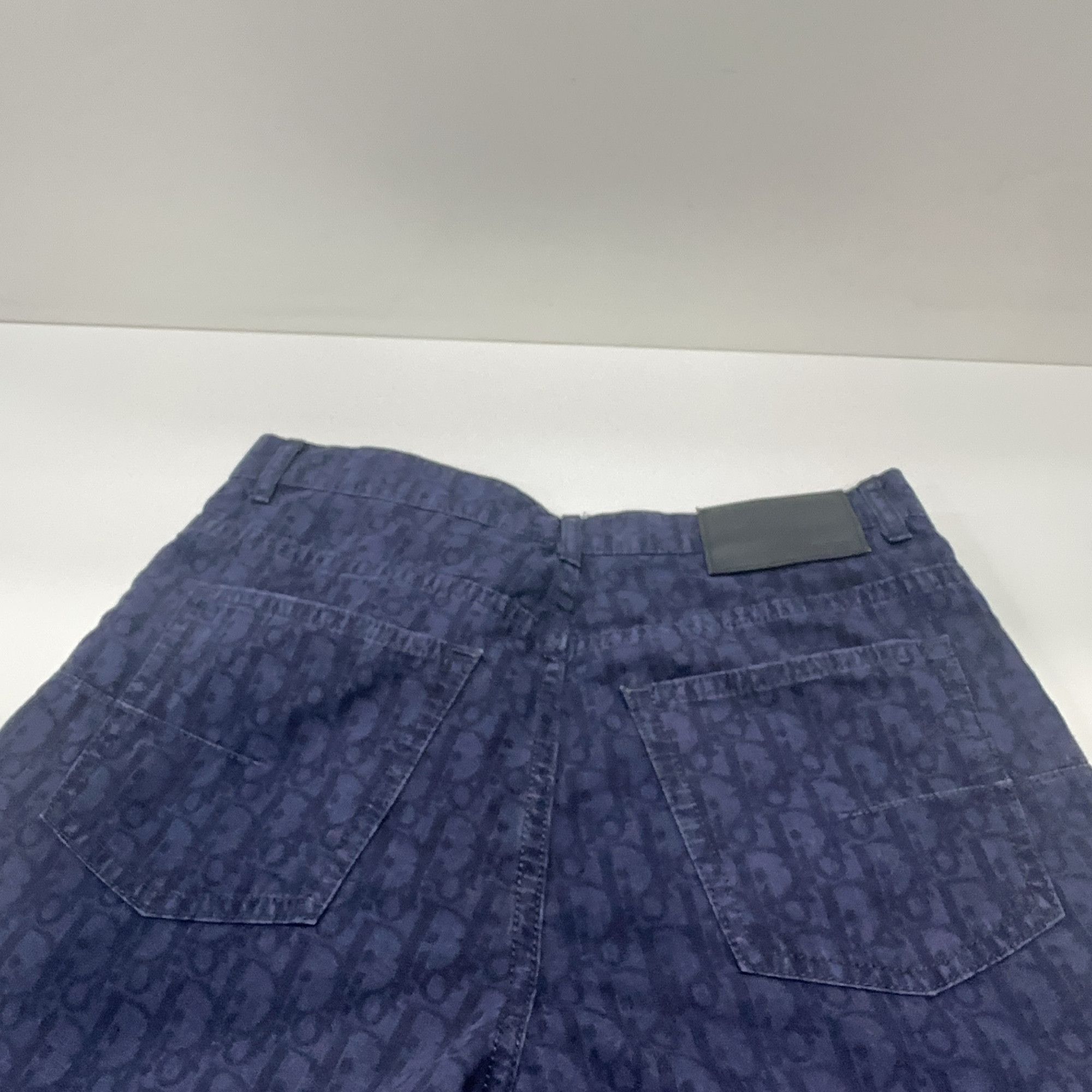 Dior Dior Oblique Monogram Denim Size 30 Size US 30 / EU 46 - 9 Thumbnail