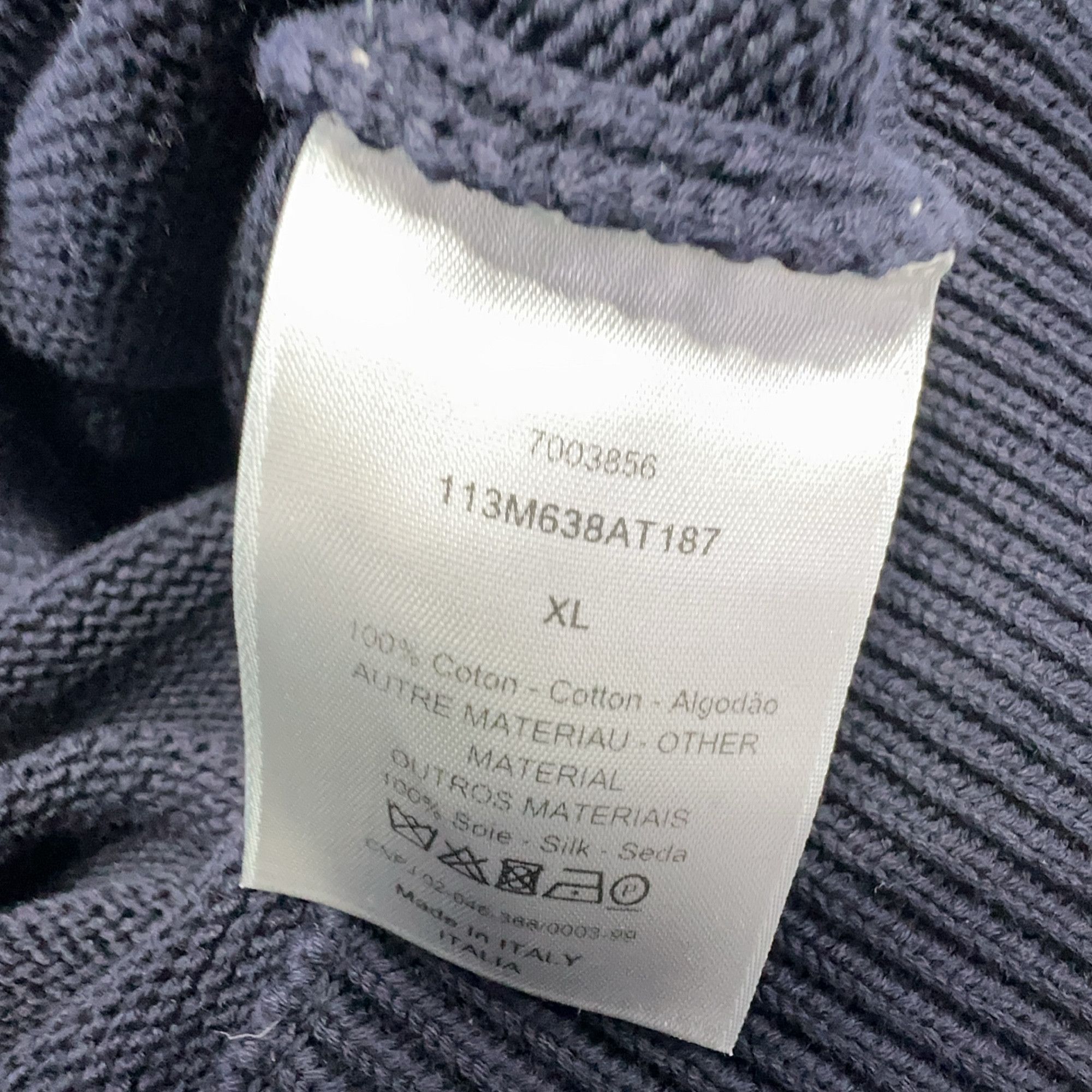Dior Dior Oblique Stripe Sweater XL Size US XL / EU 56 / 4 - 6 Thumbnail