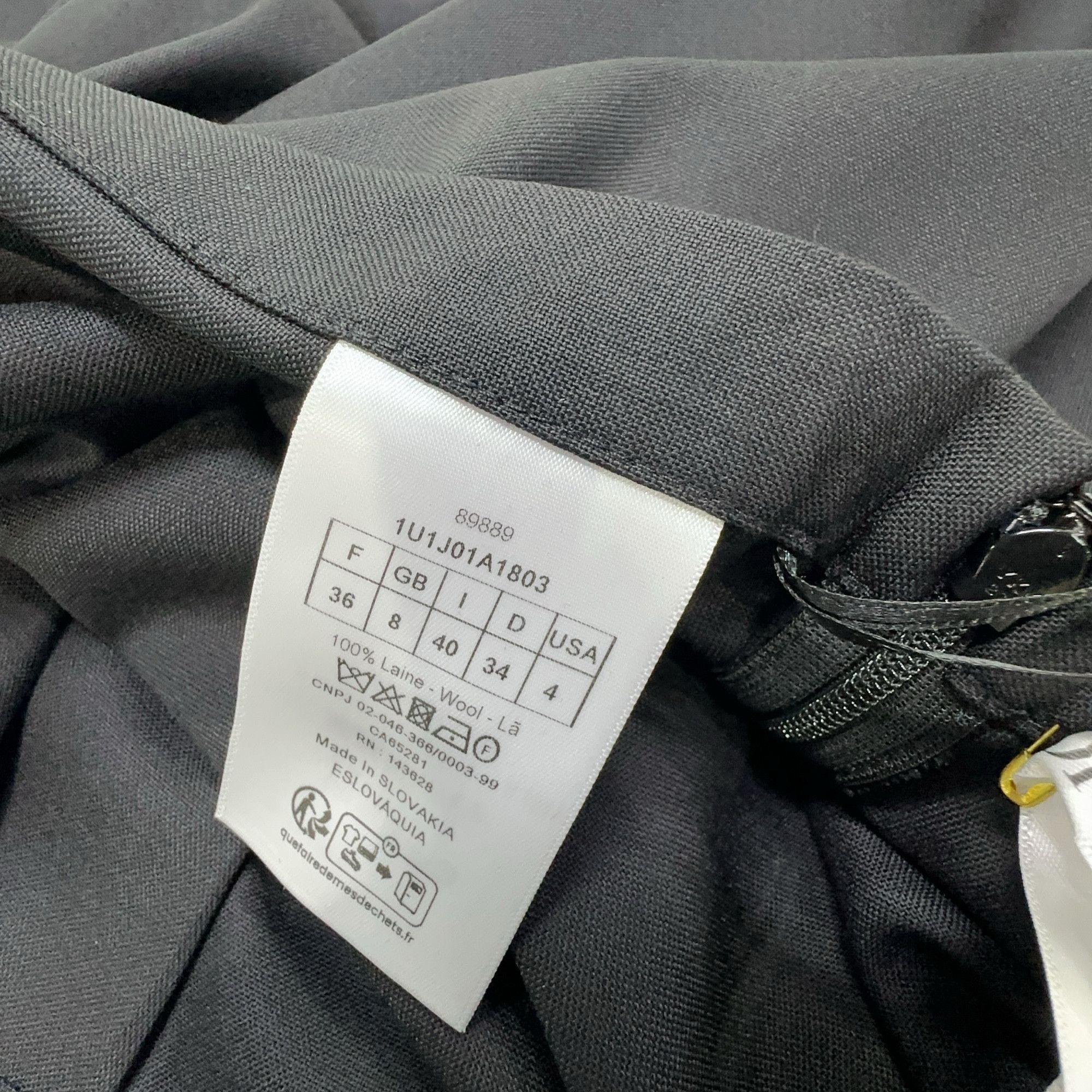 Dior Dior D Uniforme Wool Midi Skirt Size 36 Size 26" / US 2 / IT 38 - 3 Thumbnail