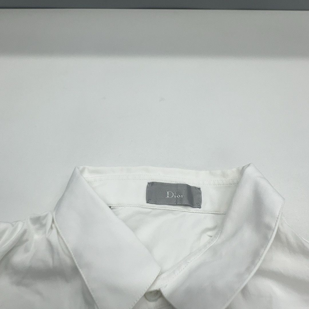 Dior Dior Bee Embroidery Shirt White Size S Size US S / EU 44-46 / 1 - 4 Thumbnail